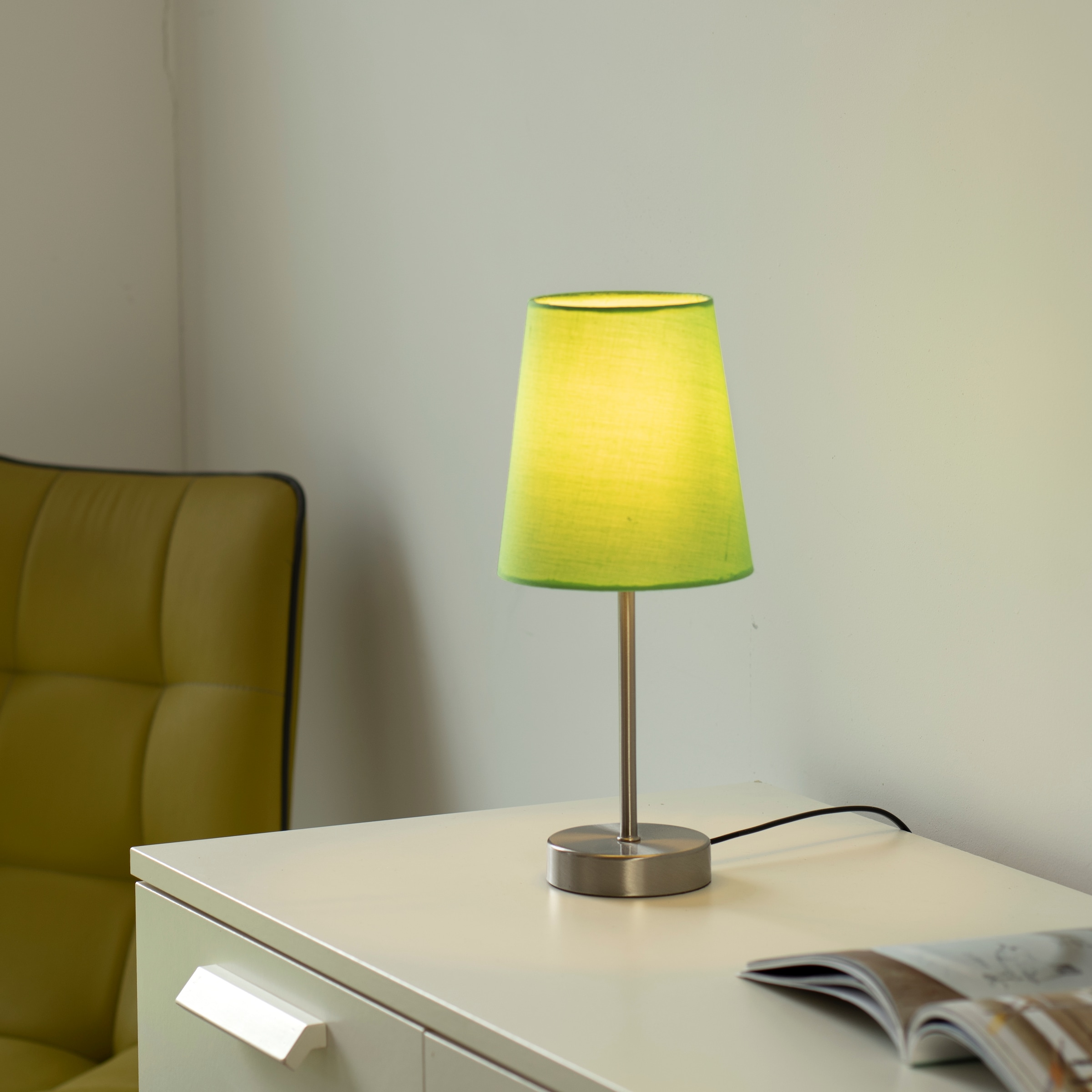JUST LIGHT Tischleuchte »HEINRICH«, 1 flammig, Leuchtmittel E14 | ohne Leuchtmittel, ExklusiveE14, Schalter, Schnurschalter