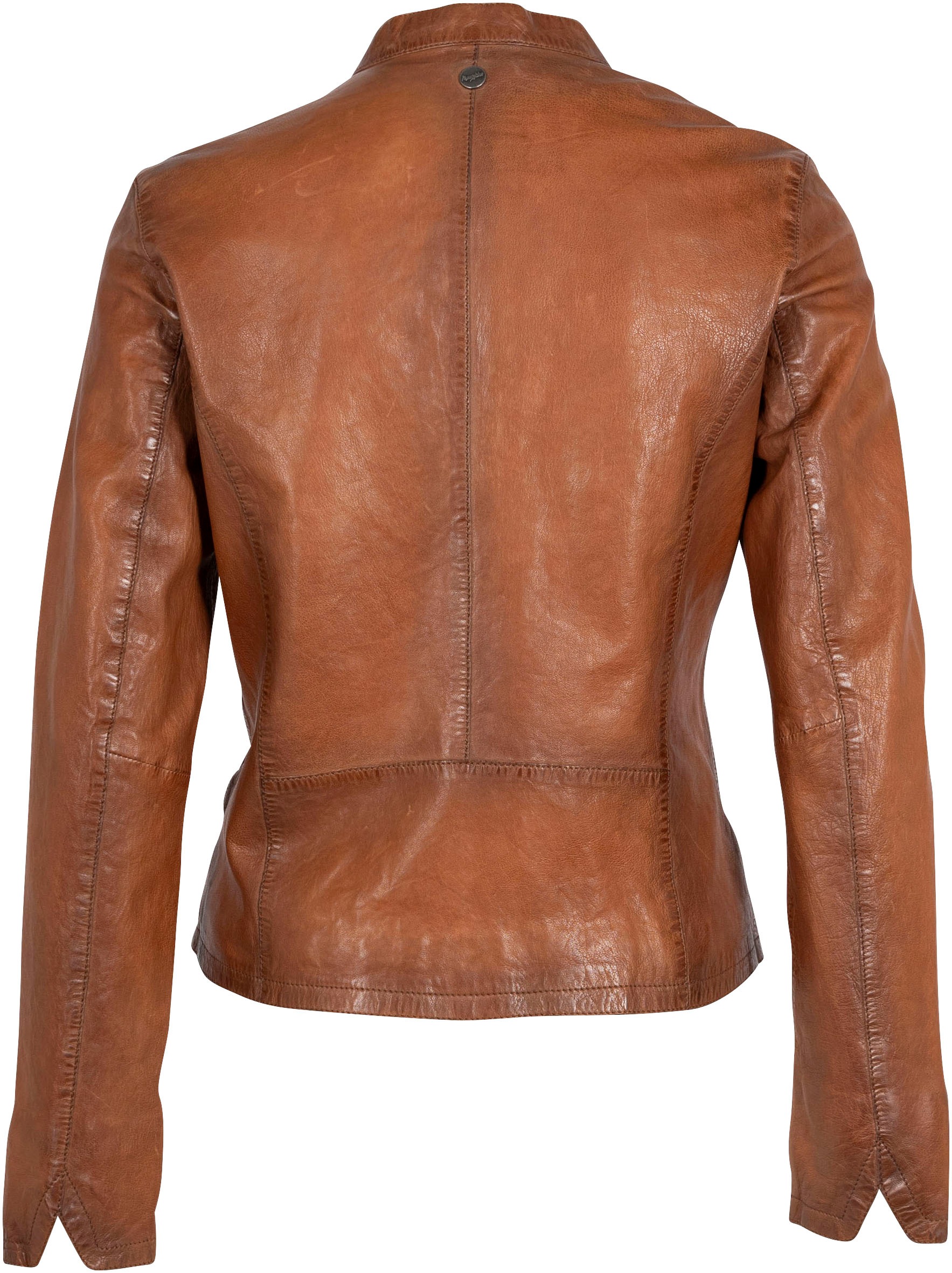 Mauritius Lederjacke »MWAndriana«, mit Stehkragen