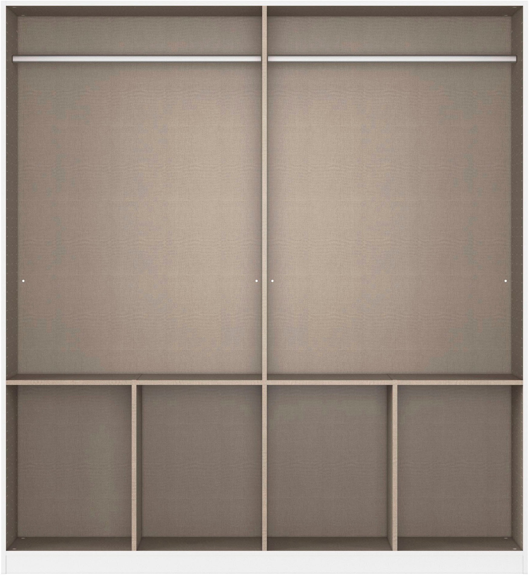 rauch Drehtürenschrank »Kleiderschrank Schrank Garderobe Schlafzimmerschrank CELLE«, in 4 Breiten und 2 Höhen, optional mit Schubkästen MADE IN GERMANY