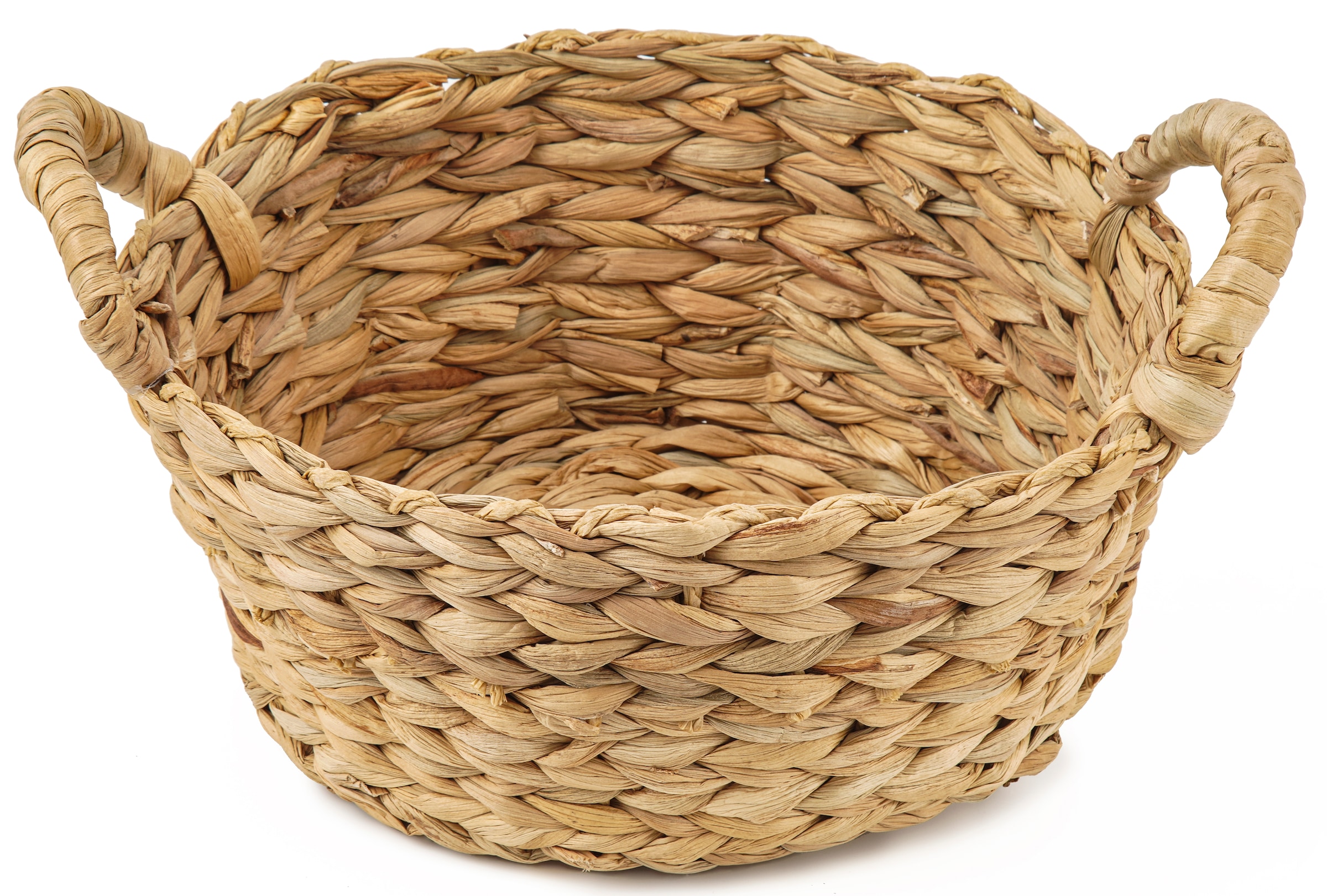 ECHTWERK Aufbewahrungskorb »Runder Flechtkorb, 30 x 24 x 16 cm« aus Wasserh günstig online kaufen