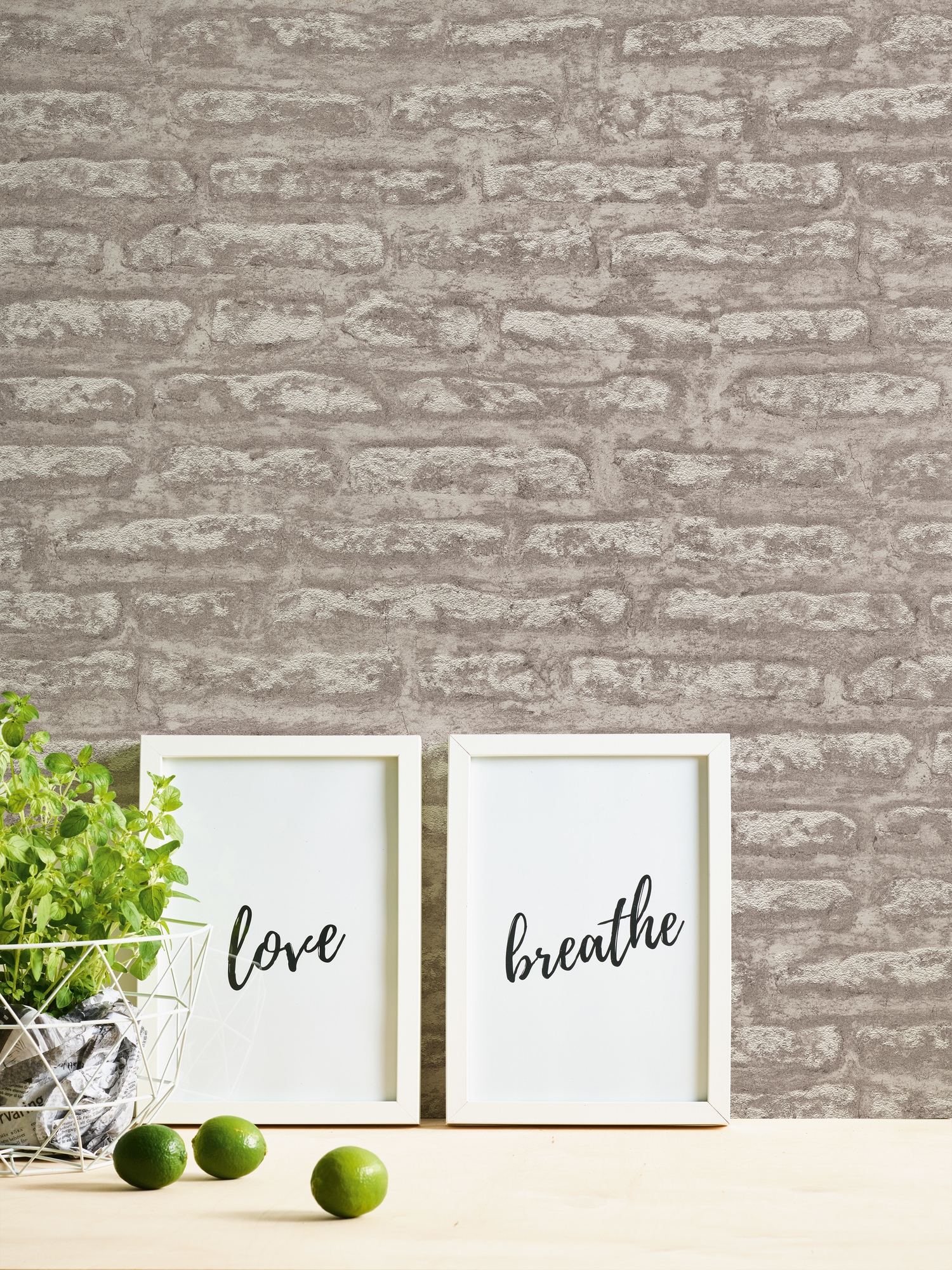 A.S. Création Vliestapete »Attractive 2 Tapete Steinwand«, matt-gemustert-neutral, Steinoptik steintapete steinoptik steinwand Hellbraun Tapeten Design