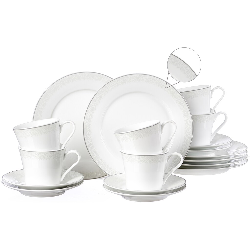 Ritzenhoff & Breker Kaffeeservice »Geschirr-Set, Service Venezia«, (Set, 18 tlg.)