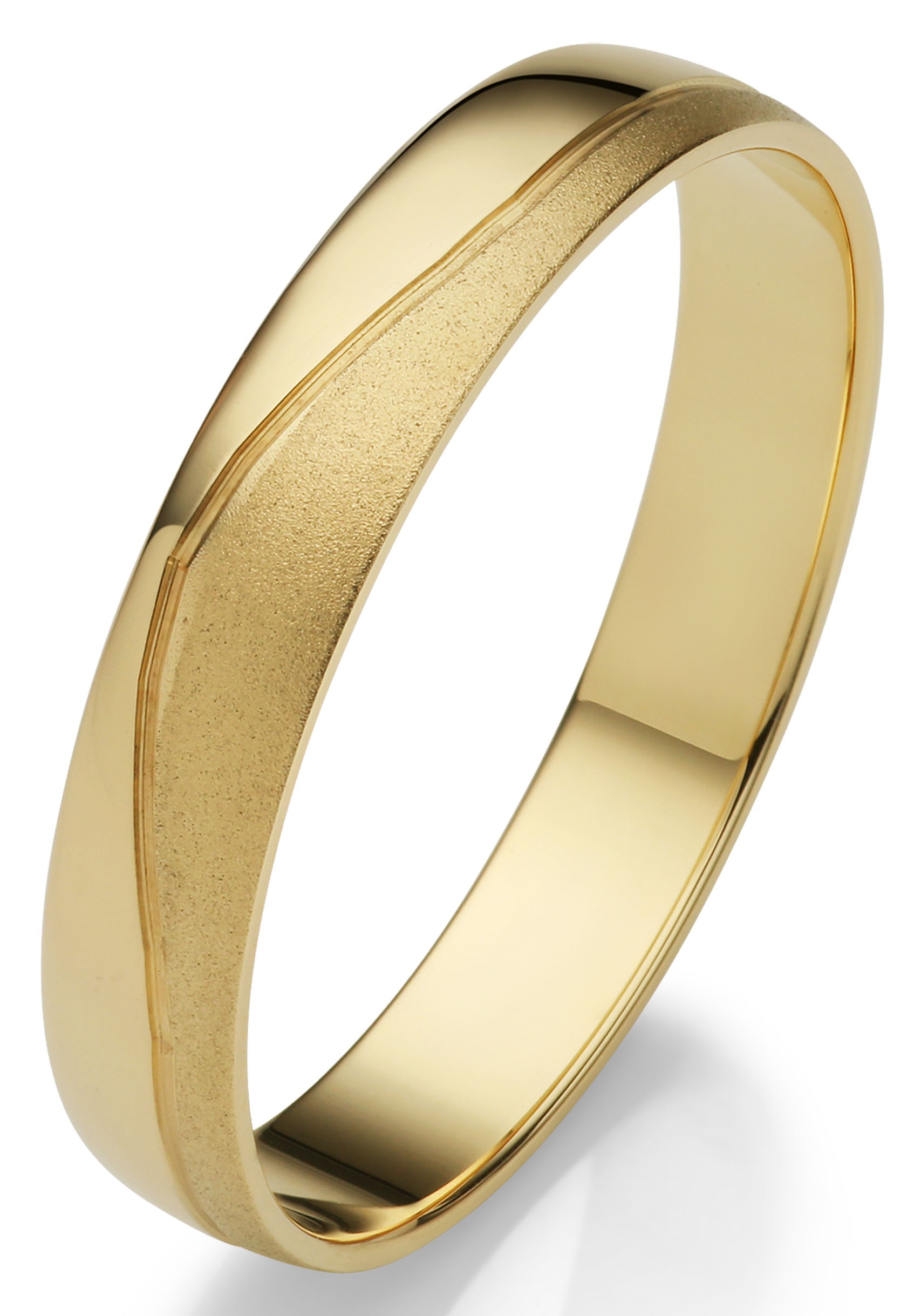 Firetti Trauring »Schmuck Geschenk Gold 375 Hochzeit Ehering "LIEBE"«, Made in Germany, wahlweise mit oder ohne Brillant