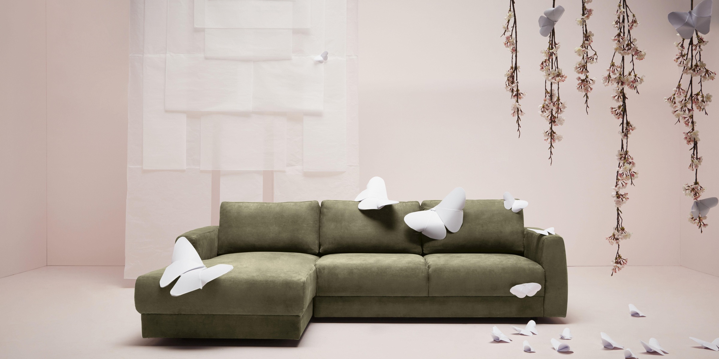andas Ecksofa »Hobro L-Form«, in 3 Bezugsqualitäten in vielen Farben, Design by Morten Georgsen