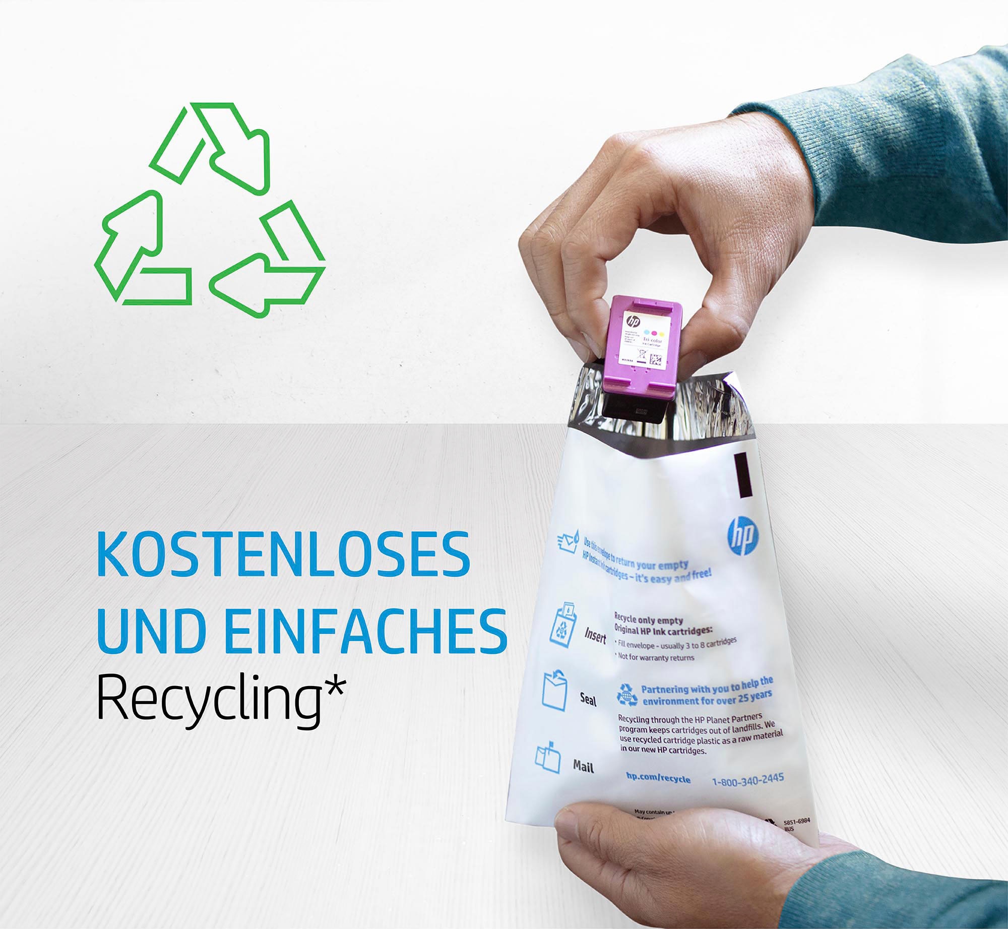 HP Tintenpatrone »HP original Druckerpatrone 912XL Cyan« 3 Probemonate gratis* drucken