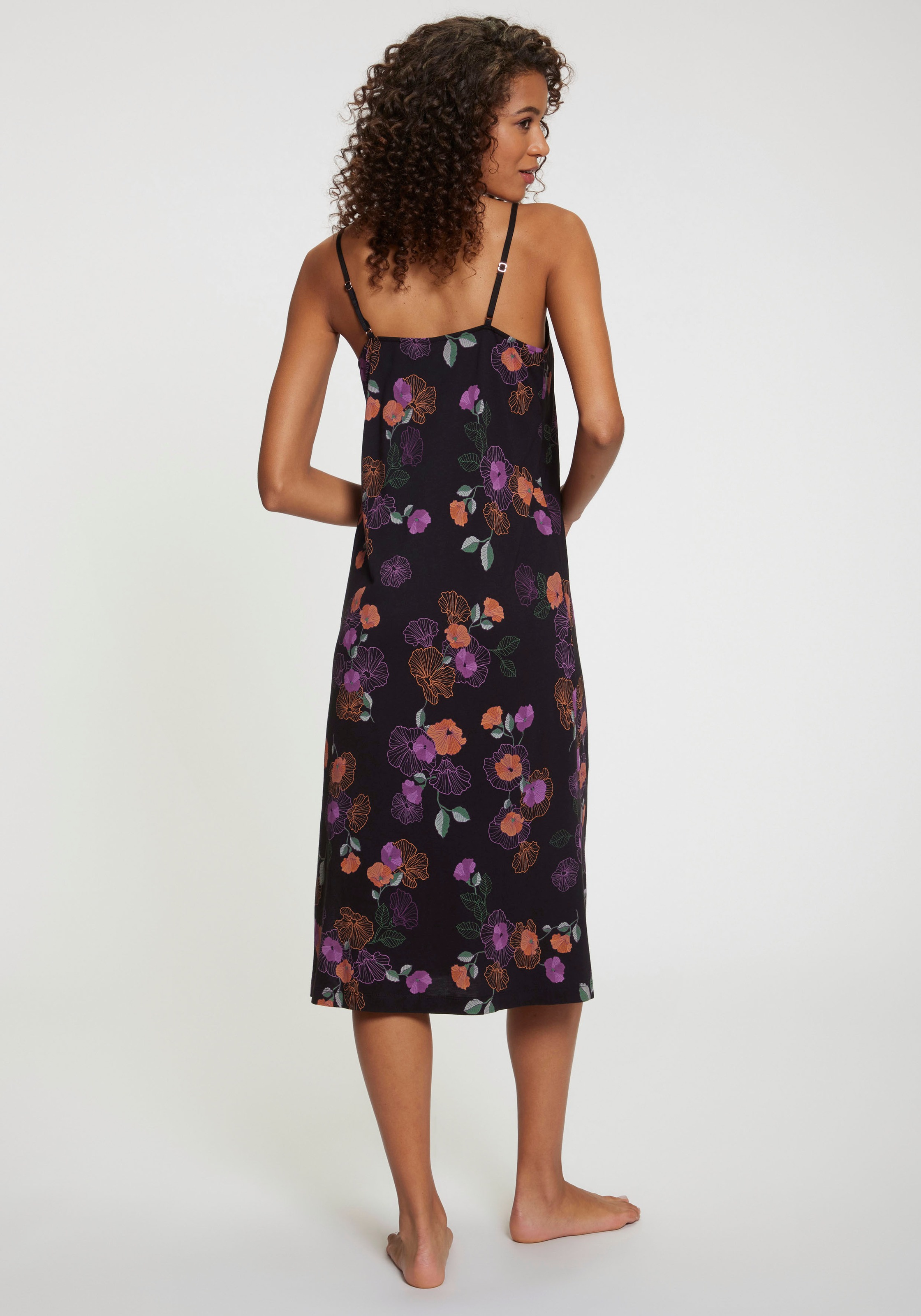 Vivance Dreams Negligé, mit Blumen-Druck
