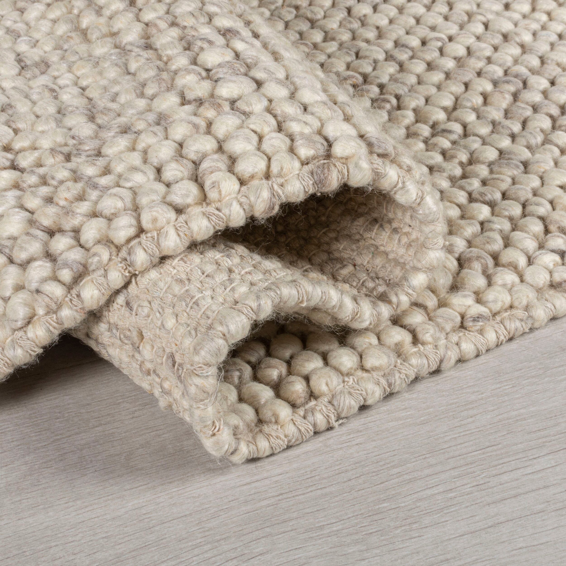 FLAIR RUGS Läufer »Minerals«, rechteckig, 10 mm Höhe, Teppich aus Wollmischung, geknüpftes Design, meliert