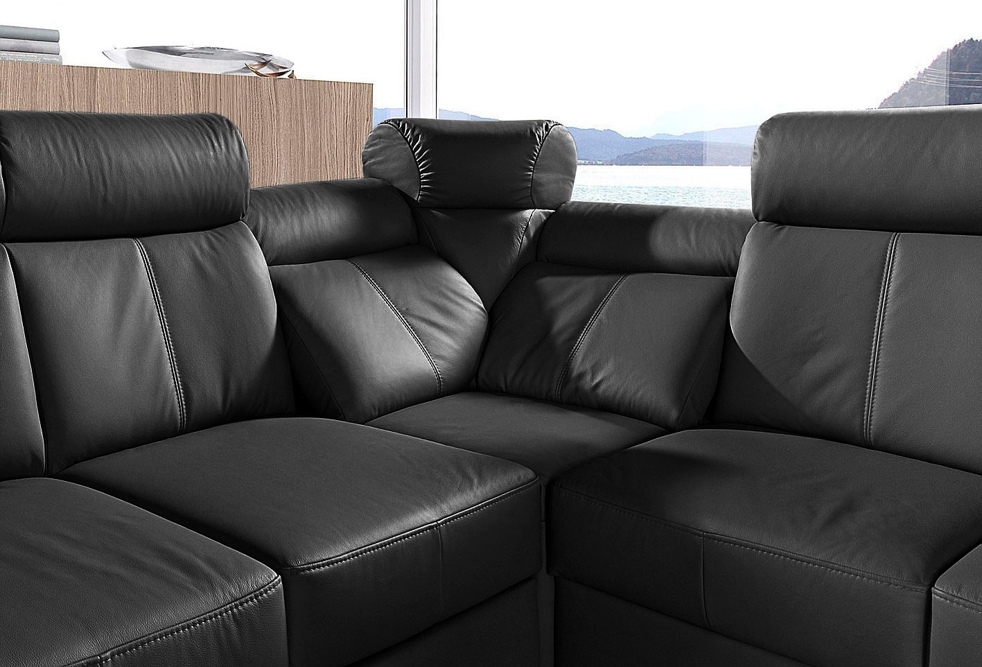 sit&more Ecksofa »Basel L-Form«, wahlweise mit Relaxfunktion günstig online kaufen