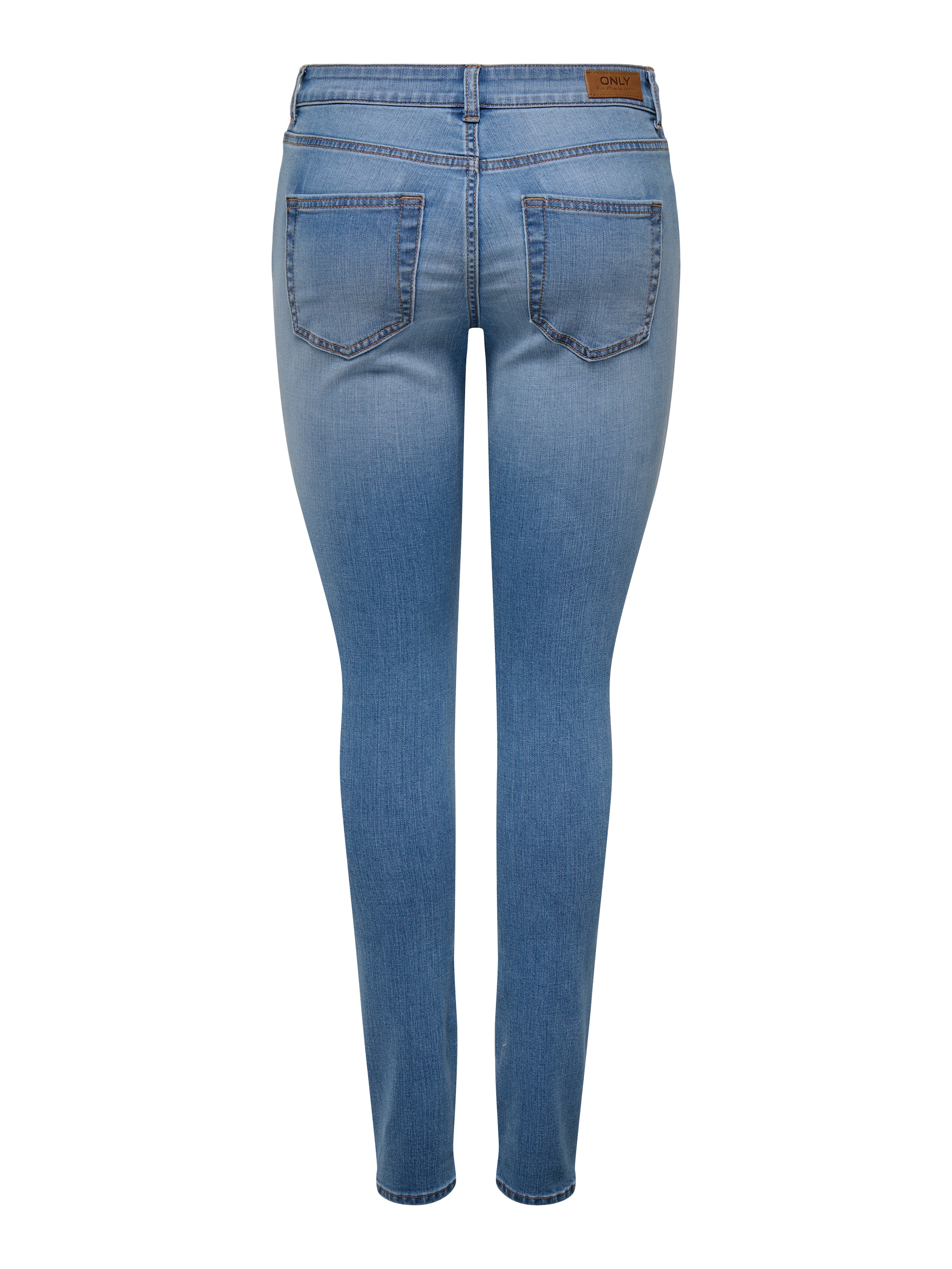 ONLY Skinny-fit-Jeans »ONLHUSH MID SK VIS BUTTON DNM BOX X«