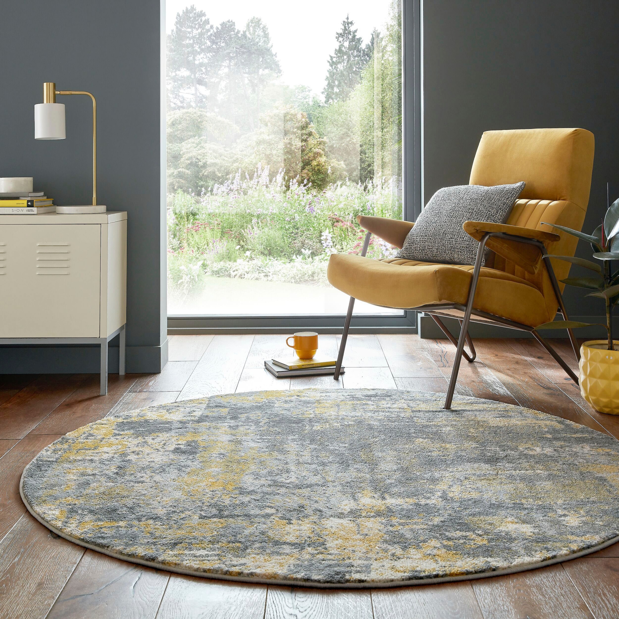 FLAIR RUGS Teppich »Wonderlust«, rund, 10 mm Höhe günstig online kaufen