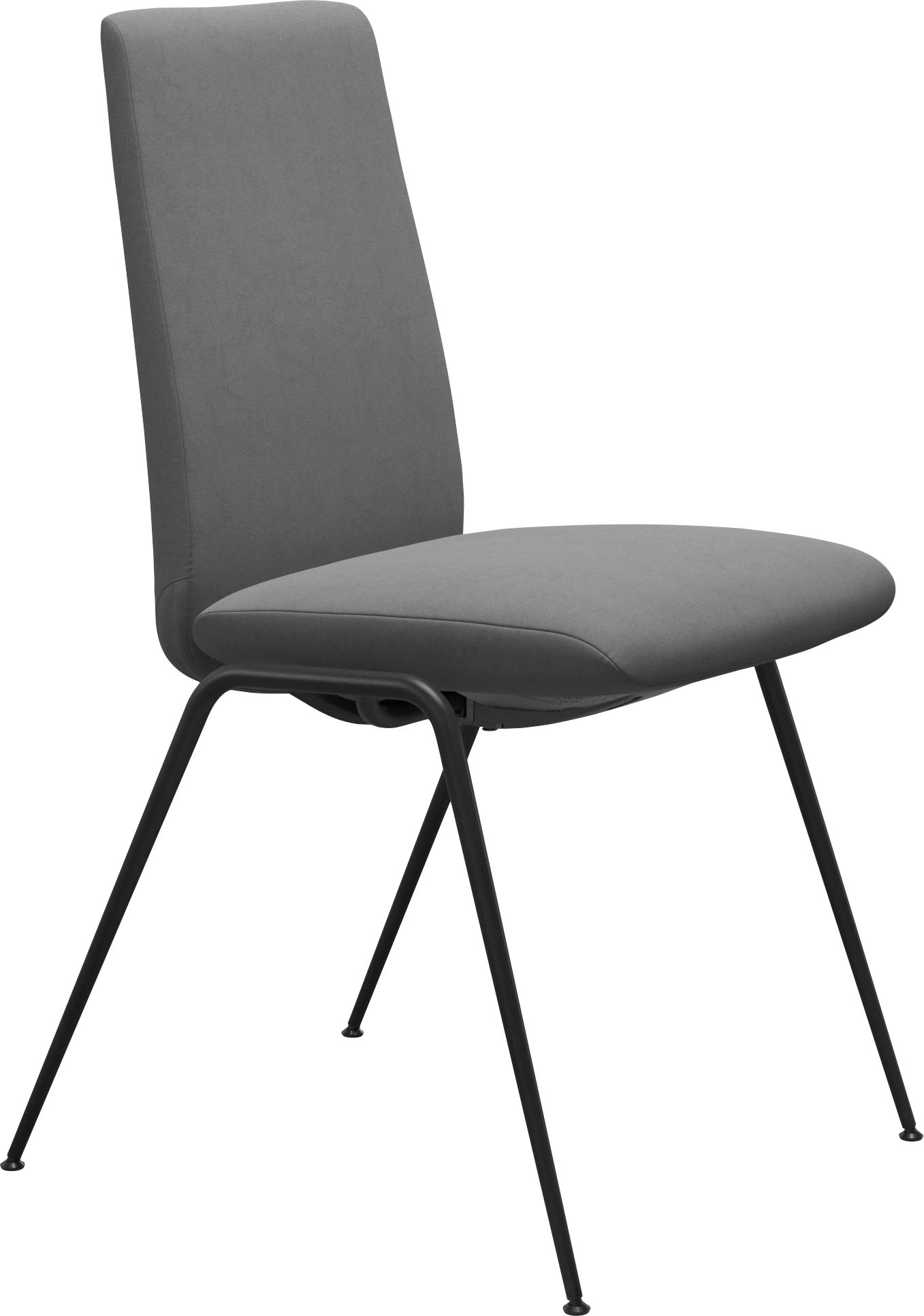 Stressless® Polsterstuhl »Laurel«, Microfaser DINAMICA, Low Back, Größe M, mit Beinen aus Stahl in Schwarz matt