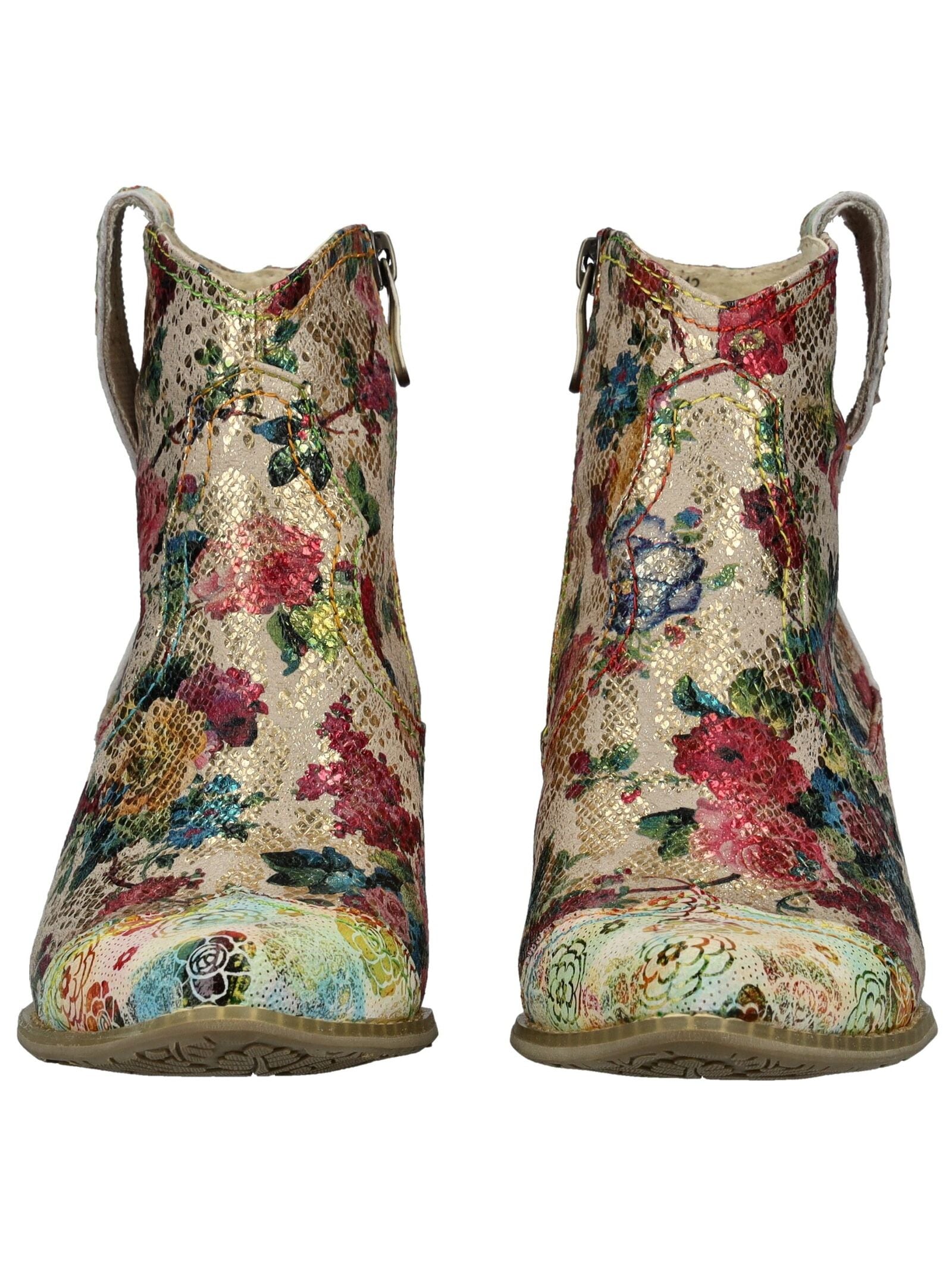 LAURA VITA Bikerboots »LAURA VITA Stiefelette Leder/Textil«