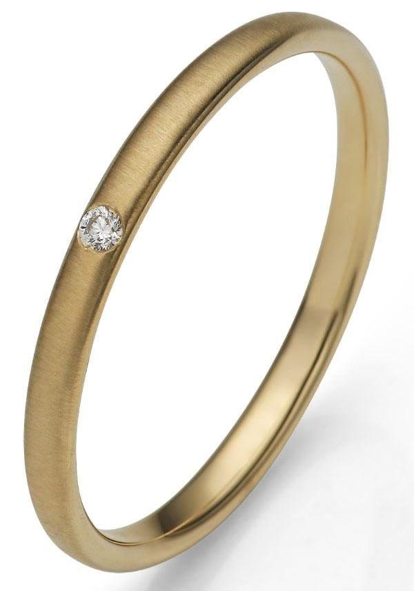 Firetti Trauring »Schmuck Geschenk Gold 375 Hochzeit Ehering "LIEBE"«, Made in Germany, wahlweise mit oder ohne Brillant