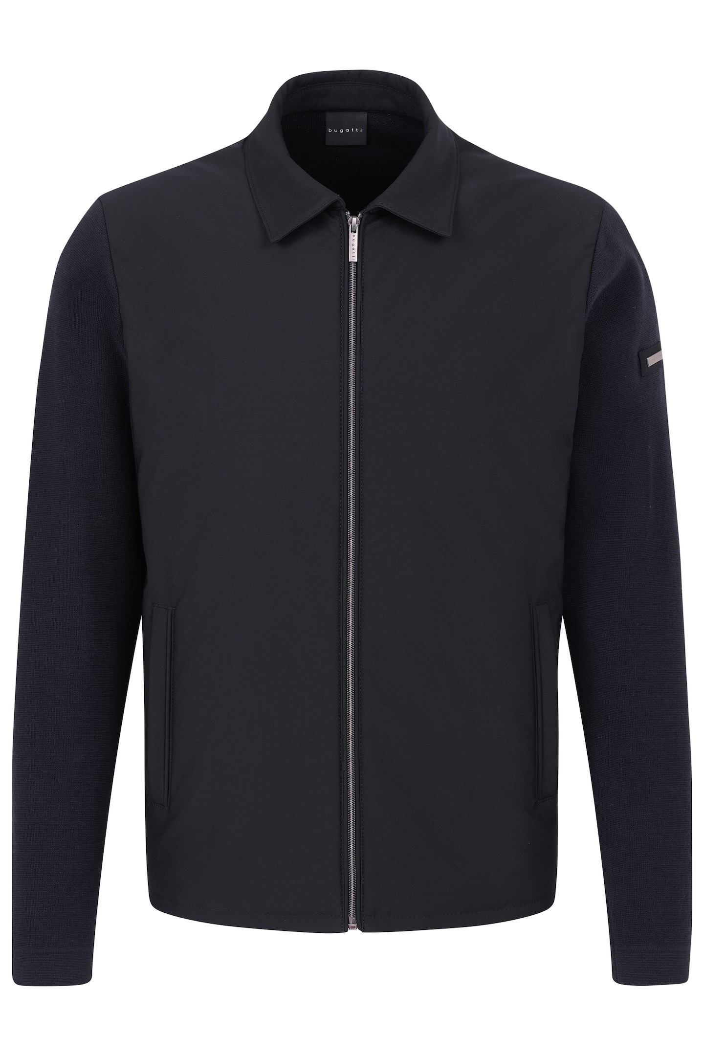 bugatti Strickjacke, mit Polokragen