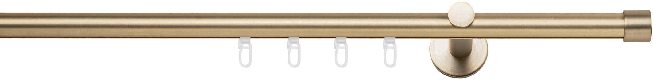 mydeco Gardinenstange »Kappe function Ø 20mm«, 1 läufig-läufig, Fixmaß