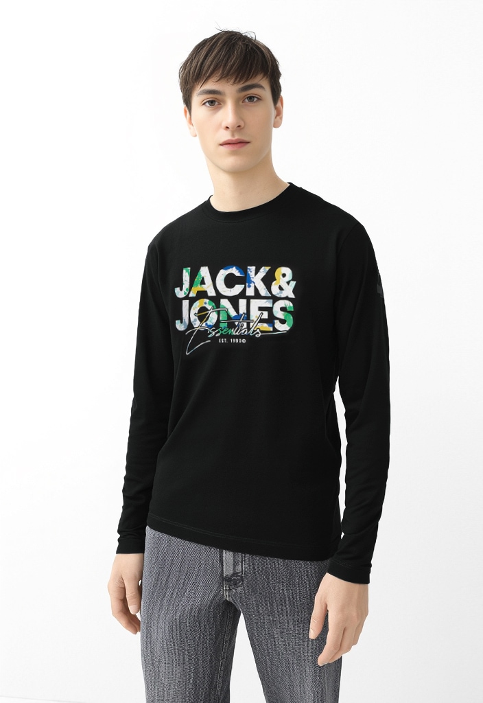 Jack & Jones Junior Langarmshirt »JJGEPLAS TEE LS CREW NECK JNR«