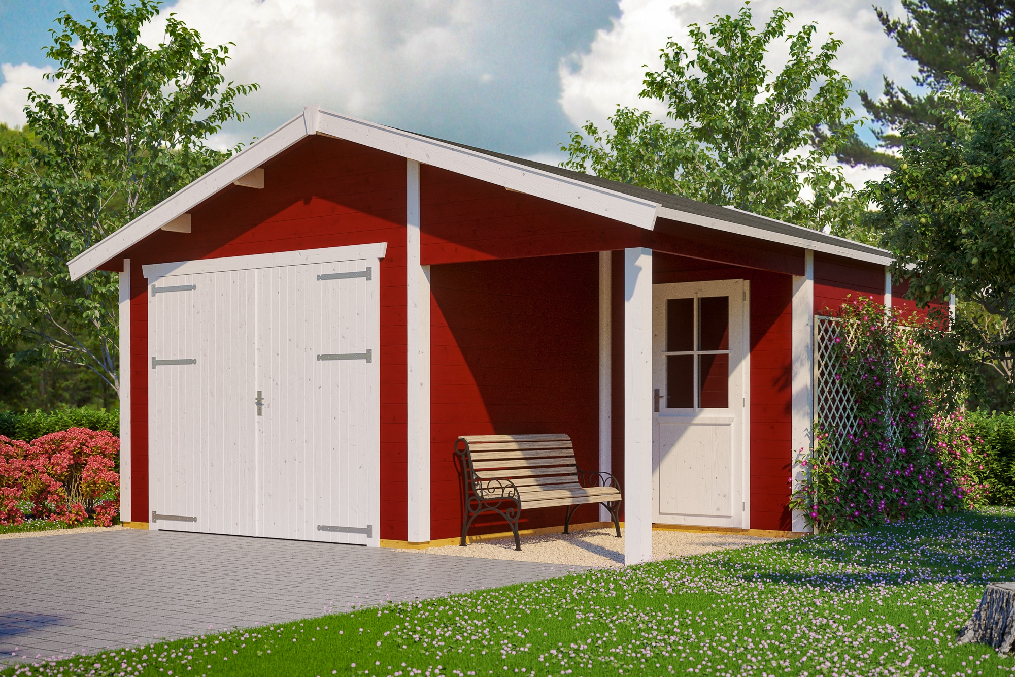 Skanholz Garage »Varberg 2«, 500 x 525 cm