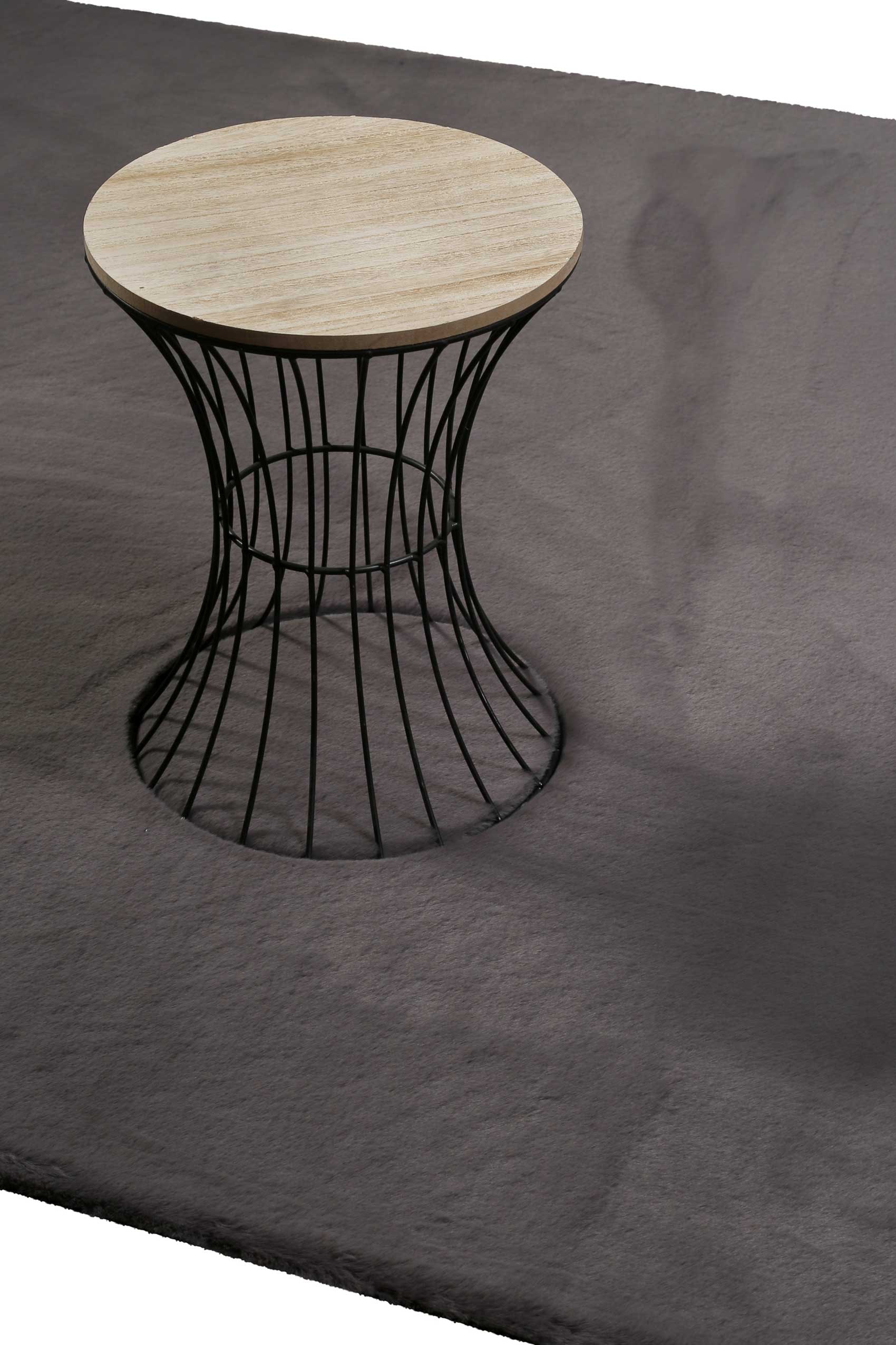 Wecon home Basics Teppich »Anna« quadratisch 25 mm Höhe Hochflorteppich, getuftet, modern, einfarbig, flauschig, Wohnzimmer