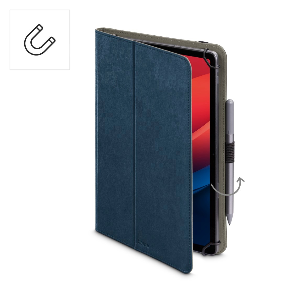 Hama Tablet-Hülle »Schutzhülle "Velvet" für Tablets 24 - 28 cm (9.5 - 11")«, mit Einsteckfächer, universell
