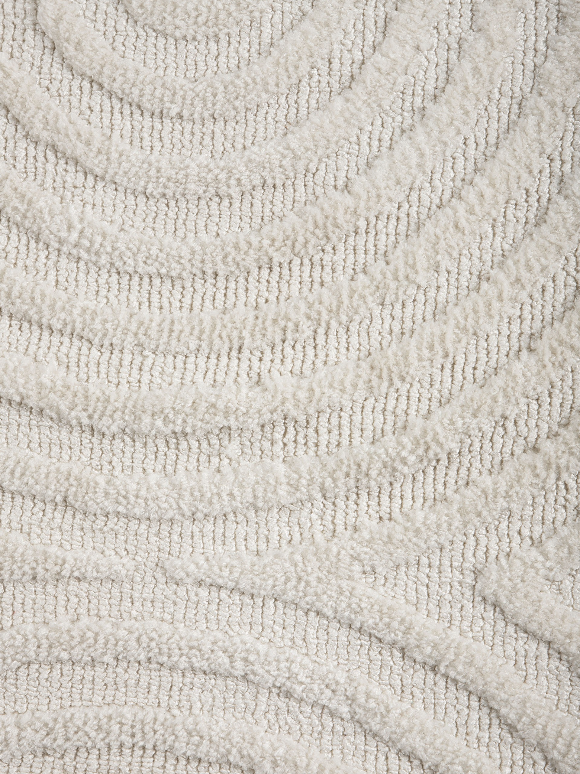 carpetfine Teppich »Holly Zen 1«, rund, 12 mm Höhe, Hoch-Tief-Effekt, geometrisch, Zeitloses Design, dekoratives Highlight