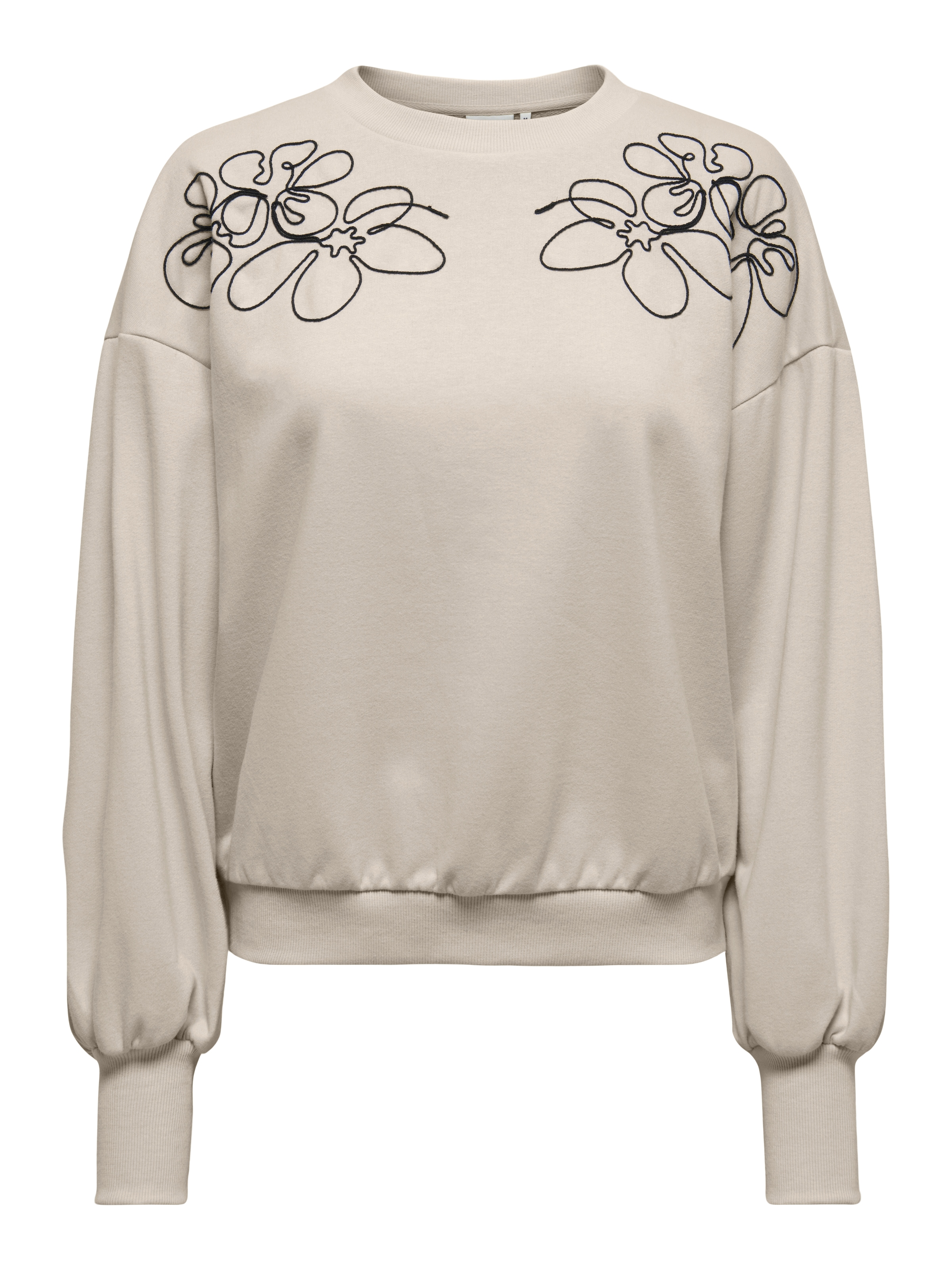ONLY Sweatshirt »ONLBROOKE L/S O-NECK DETAIL SWT NOOS«
