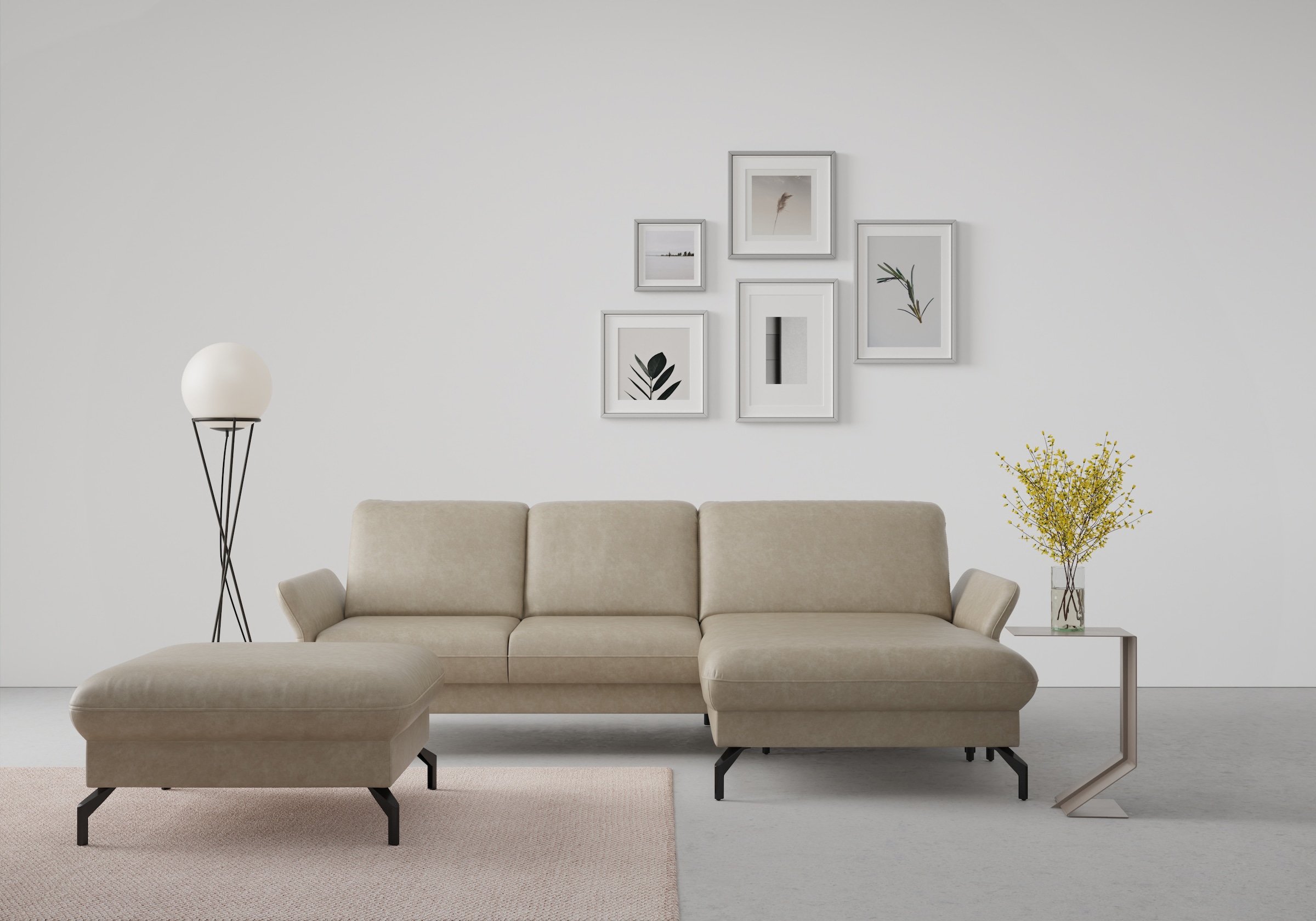 sit&more Ecksofa »Fashion L-Form«, wahlweise mit Kopfteilverstellung und Vo günstig online kaufen