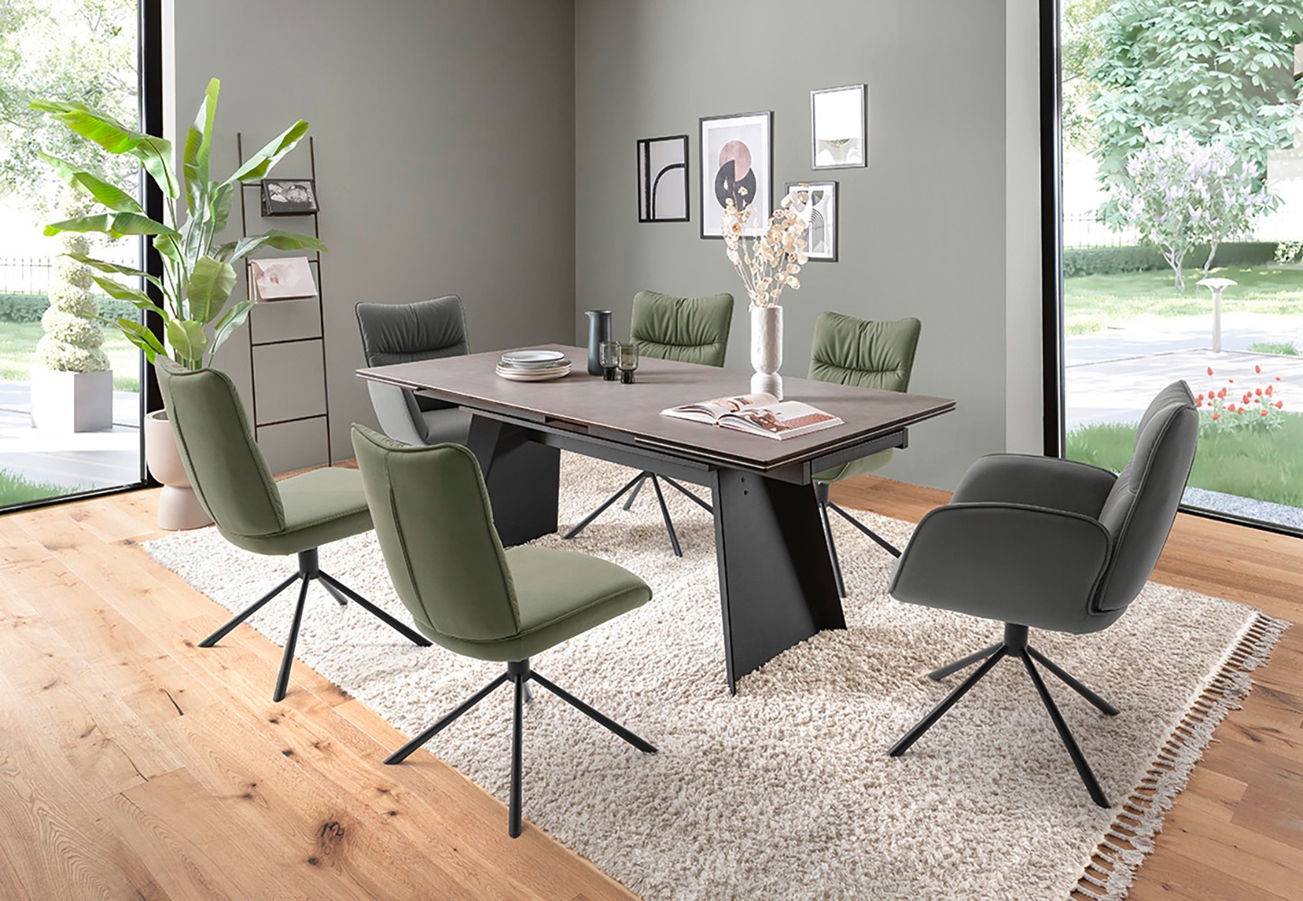 MCA furniture 4-Fußstuhl »MARIN Esszimmerstuhl (2er Set) - Stuhl«, (Set), 2 günstig online kaufen