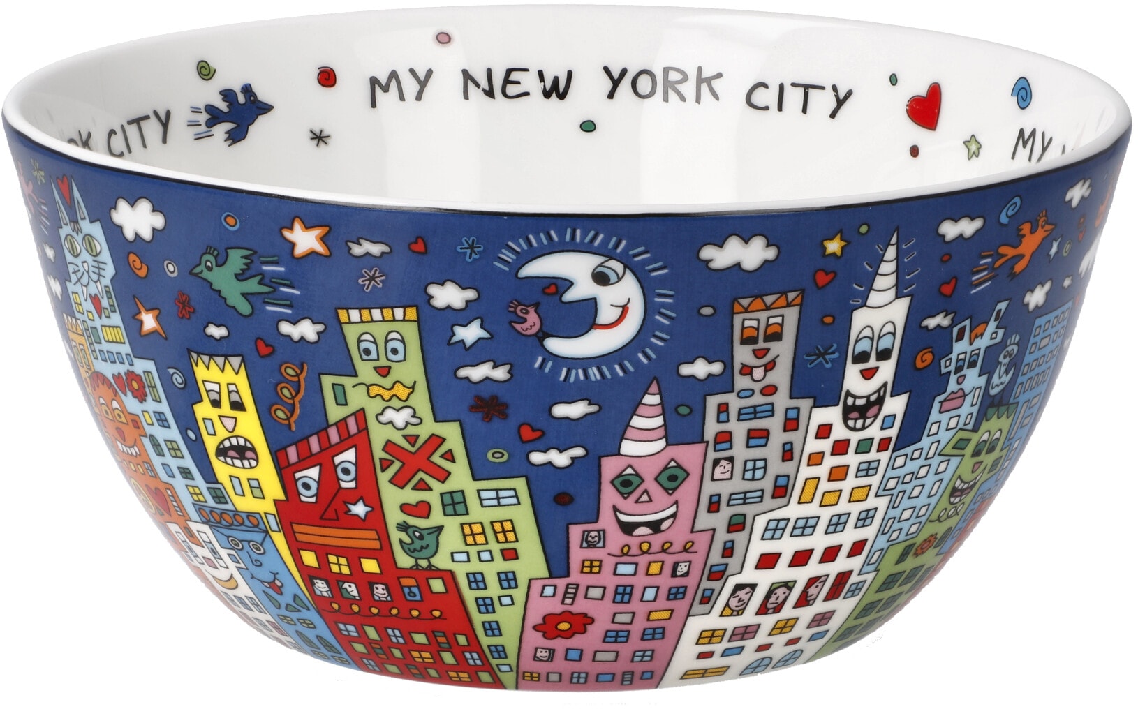 Goebel Dekoschale »Rizzi«, Pop Art, Fine Bone China, James Rizzi - My New York City Night