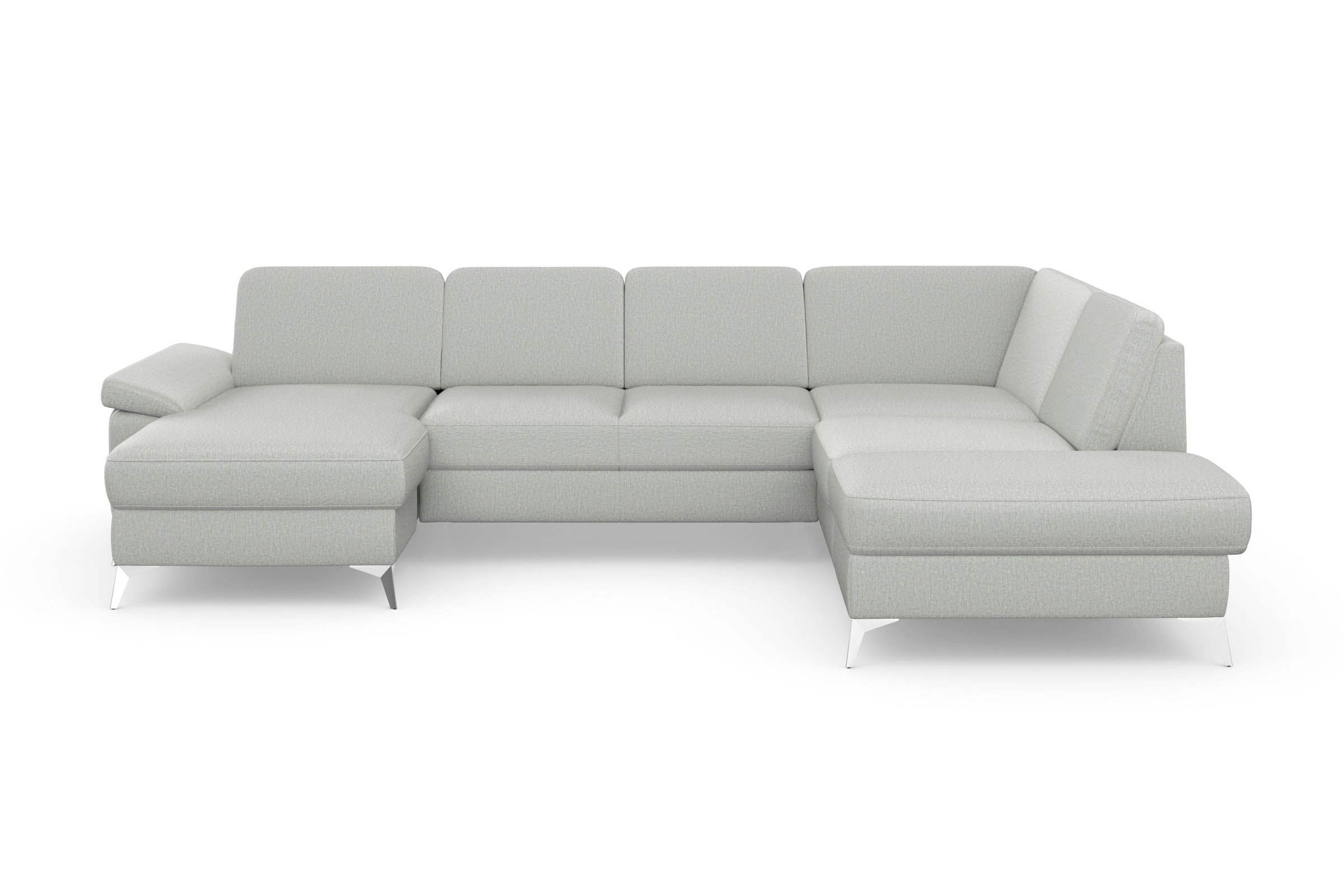 sit&more Wohnlandschaft »Padua U-Form«, inklusive Sitztiefenverstellung, Armteilfunktion und Federkern