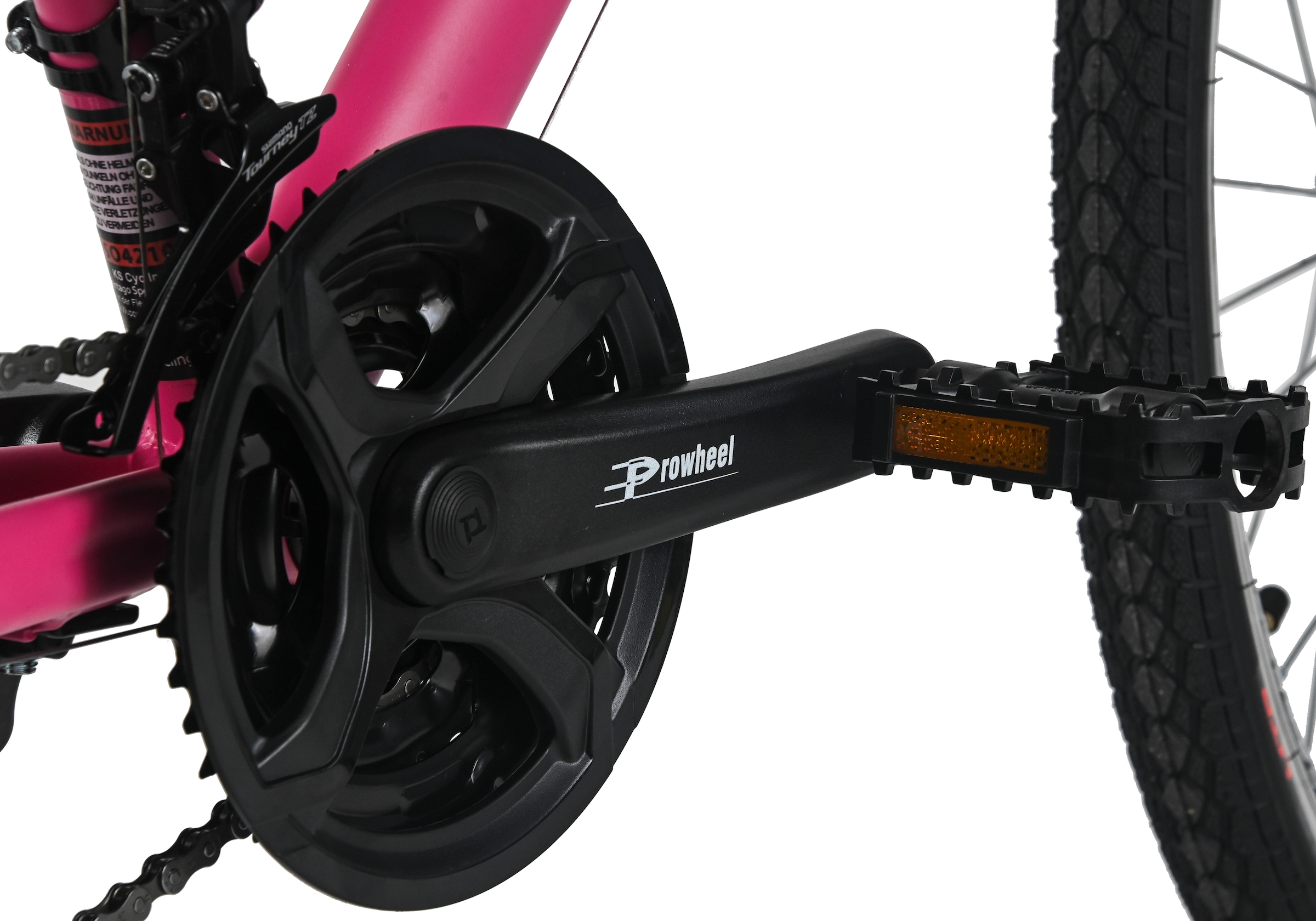 WYLD Kinderfahrrad »Girls 24" Mistral Pink 18 Gänge RH 38 cm - Ab 8 Jahre« 18 Gang Kettenschaltung