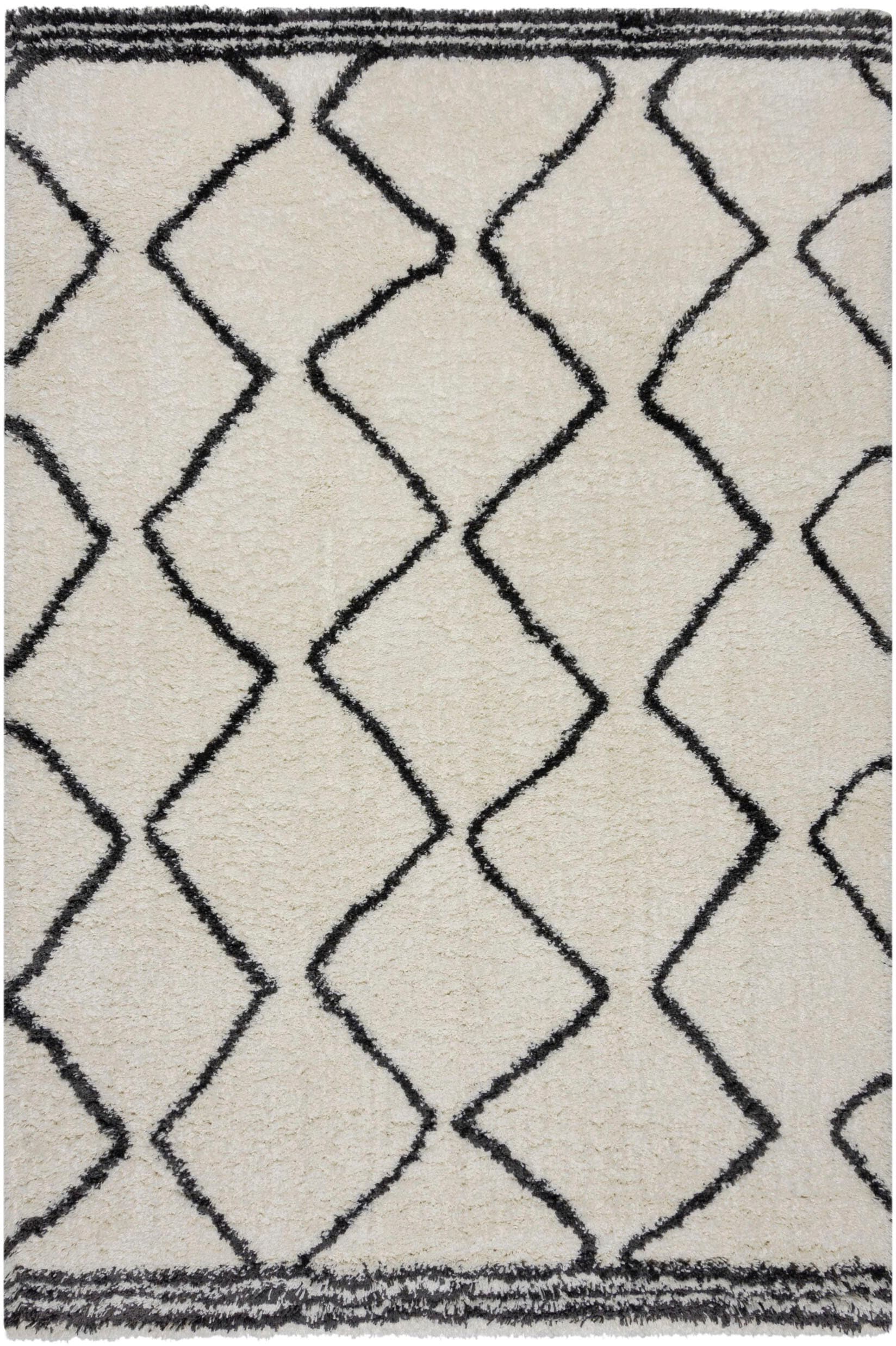 FLAIR RUGS Hochflor-Teppich »RIAD«, rechteckig, 40 mm Höhe, Berber Muster