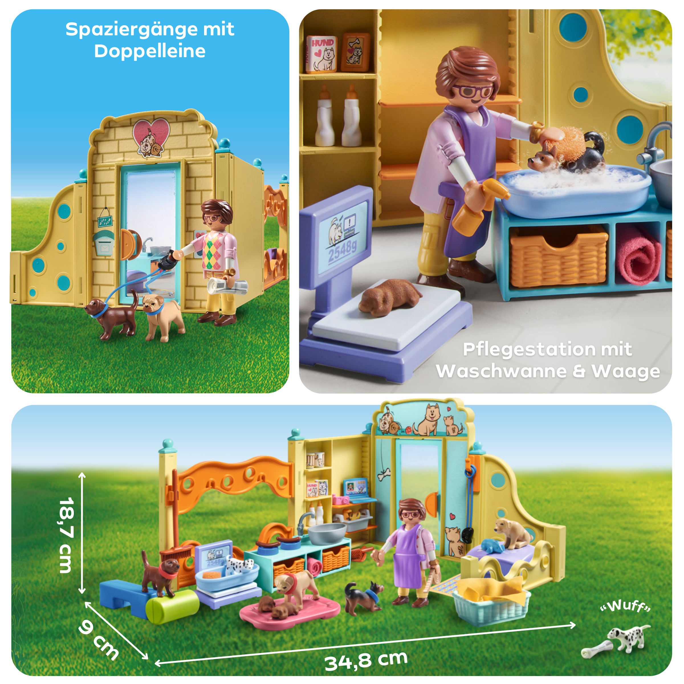 Playmobil® Konstruktions-Spielset »Welpenhaus (71743), Playmobil My Life«, (94 St.)
