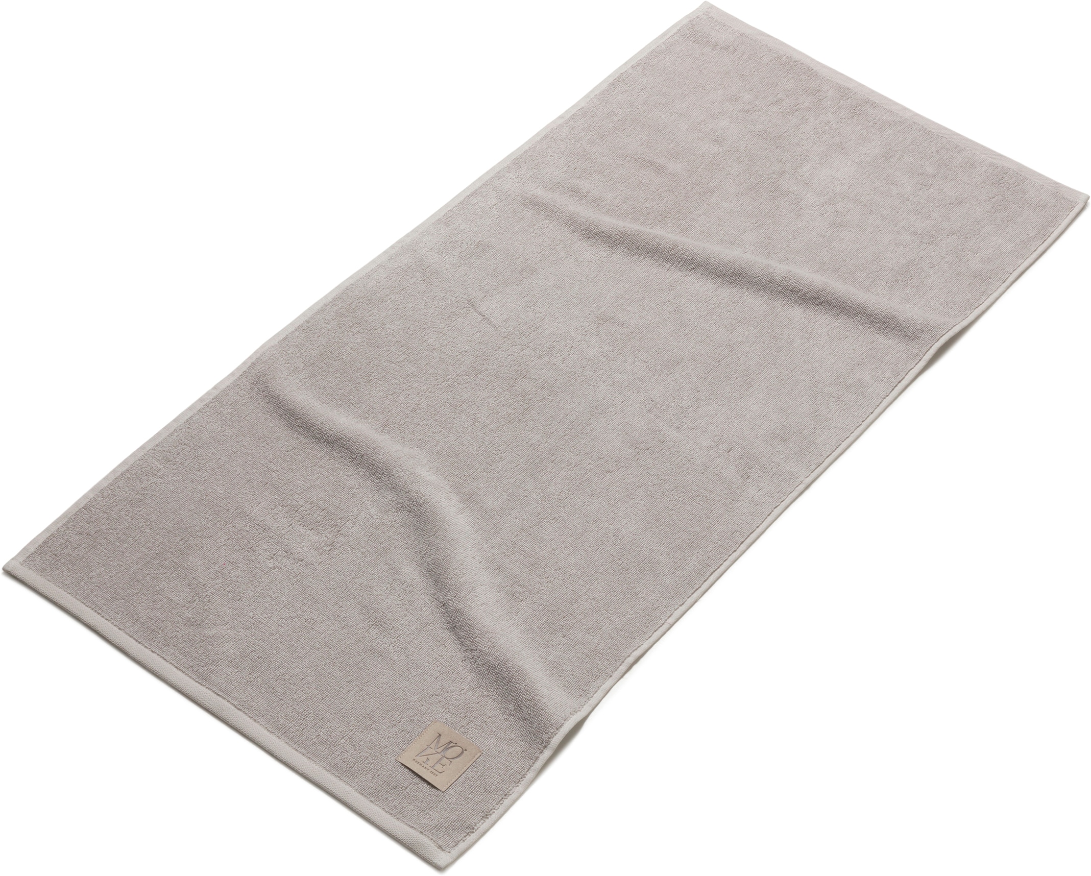 Möve Duschtuch »Soft Silence Uni mit Prägeetikett«