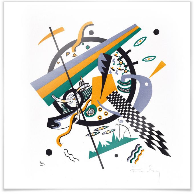 Wall-Art Poster »Kleine Welten Formel 1 abstrakt«, Abstrakt, (1 St.), Poster,  Wandbild, Bild, Wandposter auf Raten bestellen