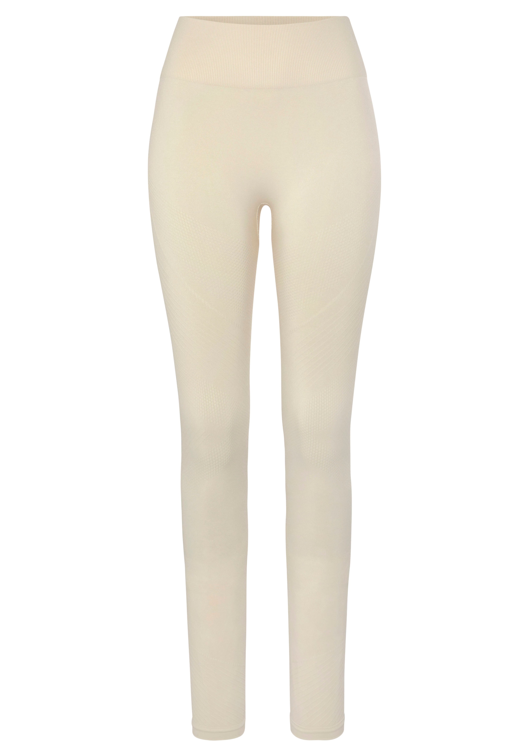 LASCANA Seamless Leggings »Po Push Up«, mit Rippstruktur und Shapingeffekt, Sporthose, Sportleggings