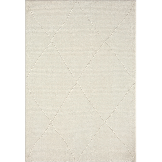 merinos Teppich »Sign 1903«, rechteckig, Hoch Tief Struktur, Raute, 100% recyceltem  Polyester, Wohnzimmer bequem und schnell bestellen
