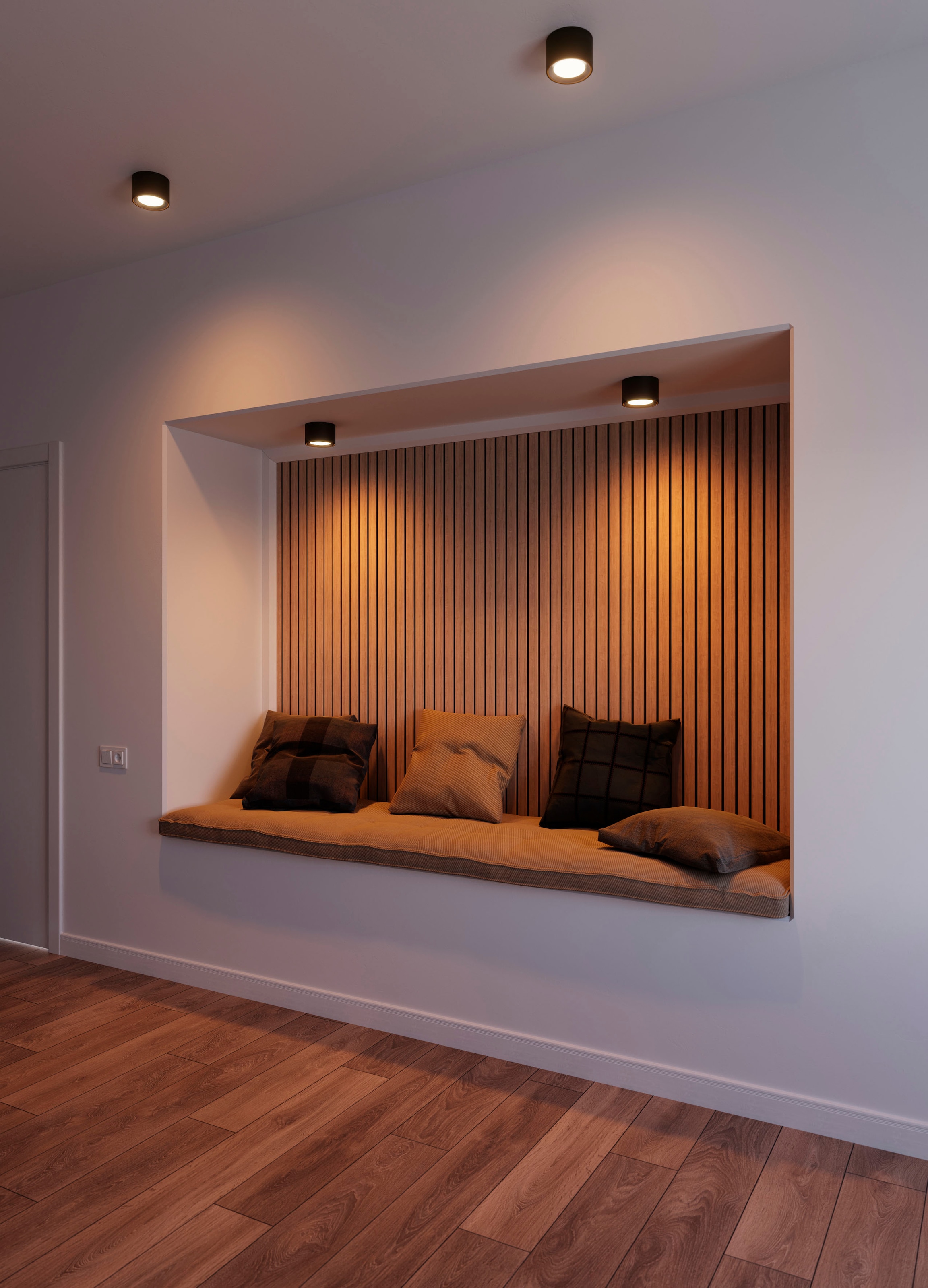 Nordlux LED Deckenleuchte »Landon Smart«, Dimmbar mit Nordlux Smart (Innen- und Außenring)