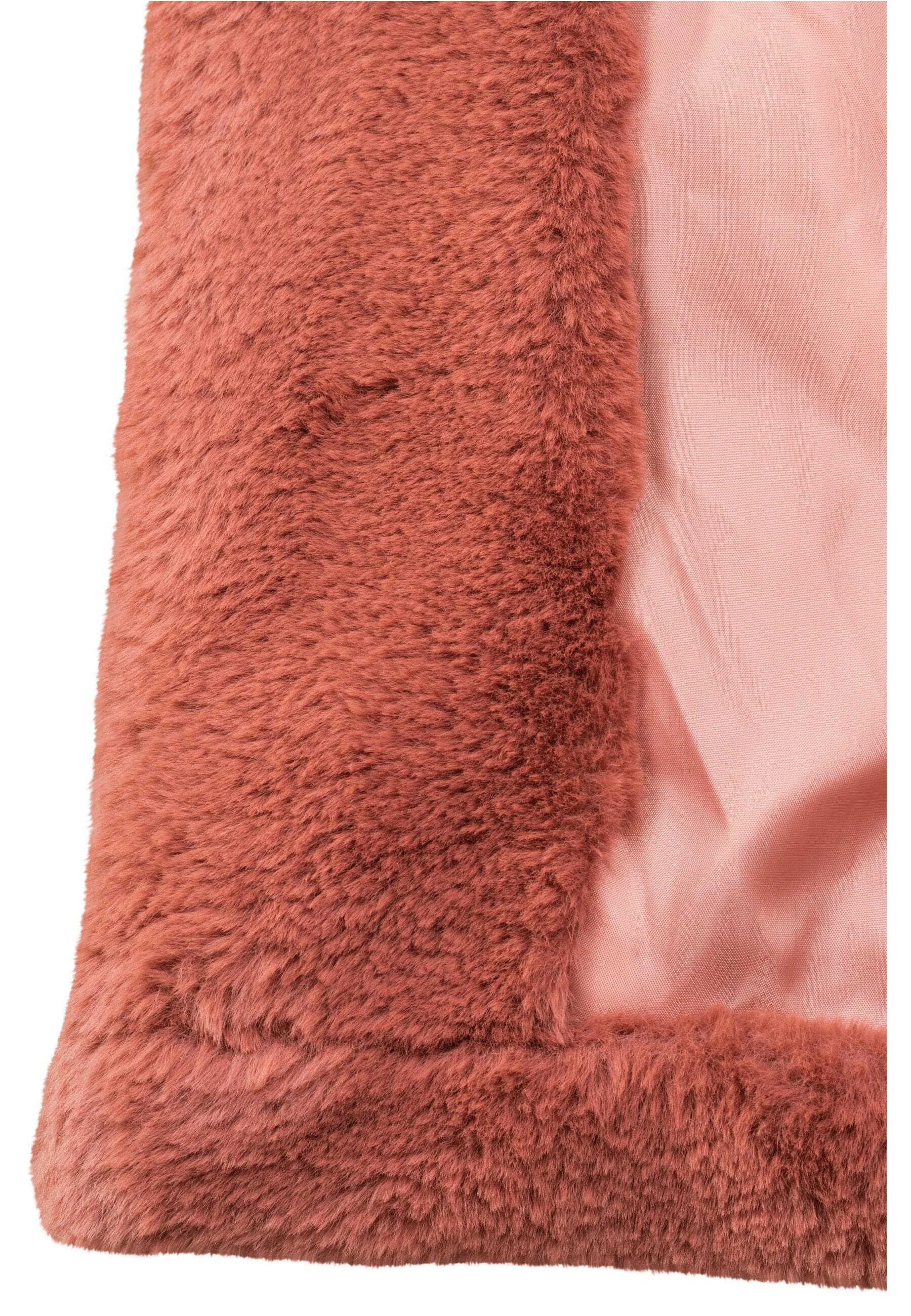 URBAN CLASSICS Parka »Urban Classics Damen Ladies Hooded Teddy Coat« 1 Stk. tlg. ohne Kapuze