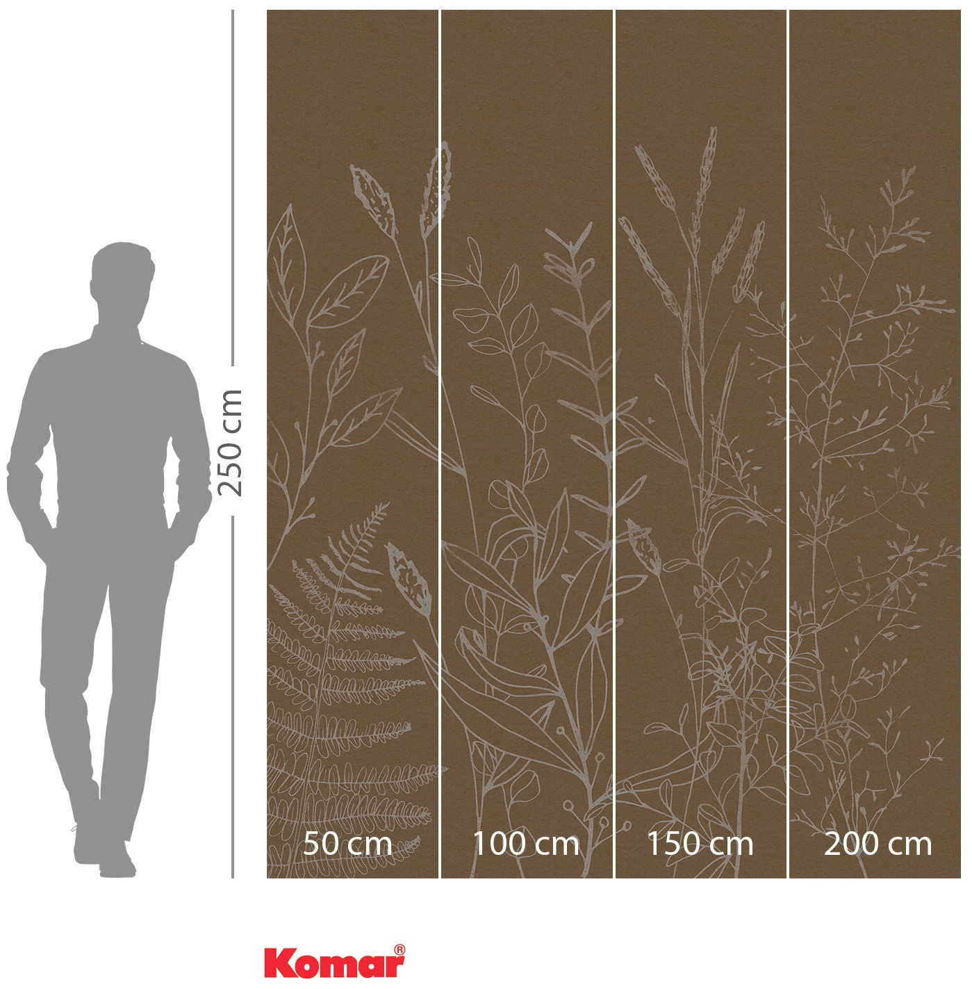 »Herbs online Vliestapete Garden«, Komar (Breite Höhe) cm 200x250 kaufen x