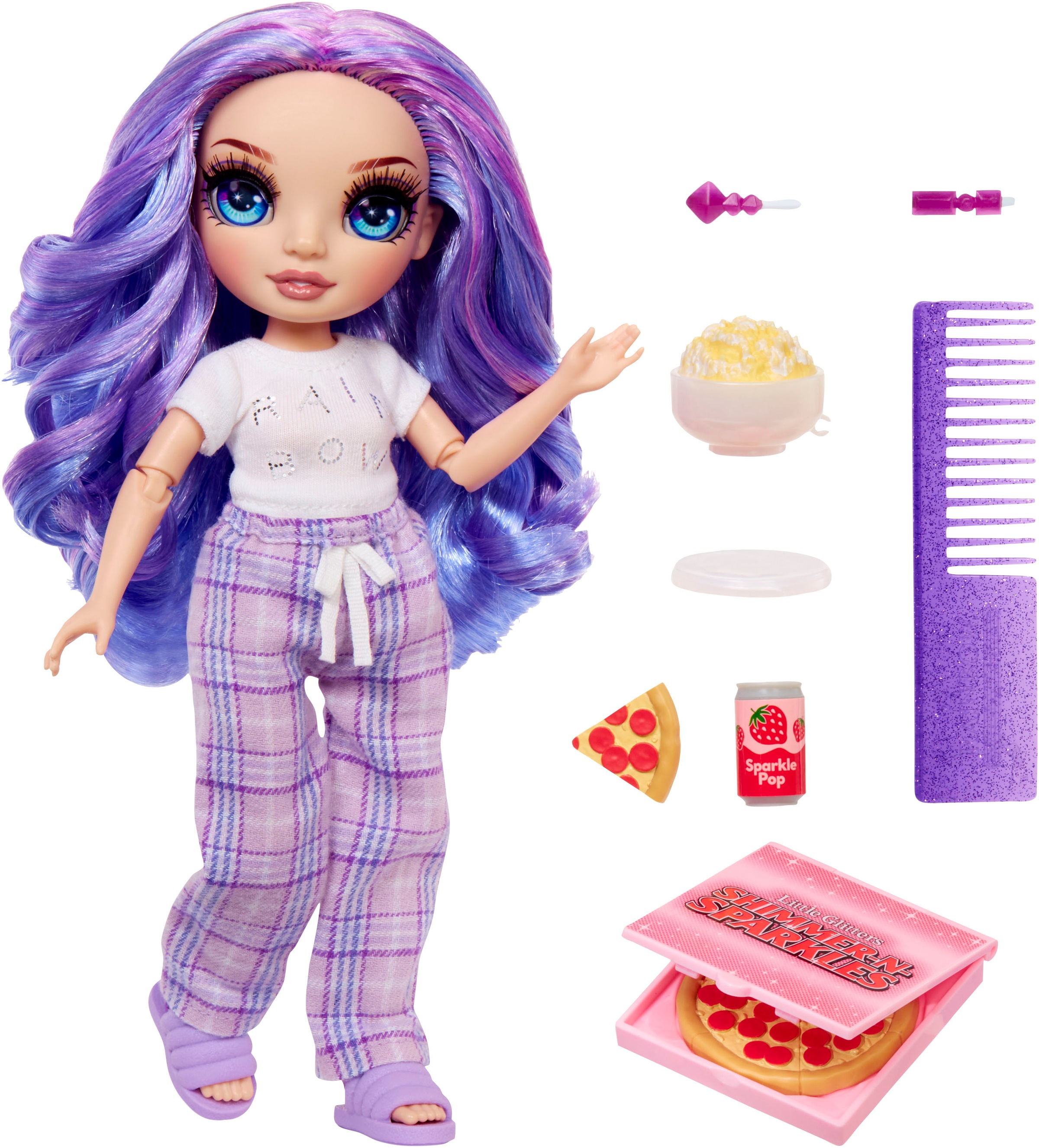 12. Bild von RAINBOW HIGH Anziehpuppe »Junior High PJ Party Fashion Doll Violet (Purple)«