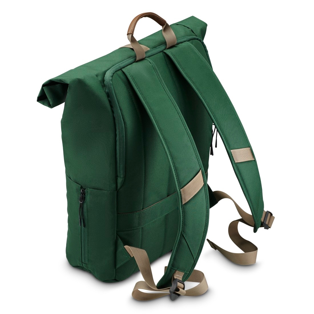 Hama Notebook-Rucksack »Laptop Rucksack mit 16,2 Zoll Laptopfach und 12,9 Zoll Tabletfach«, Rolltop, nachhaltige Materialien, bis 41 cm (16.2")