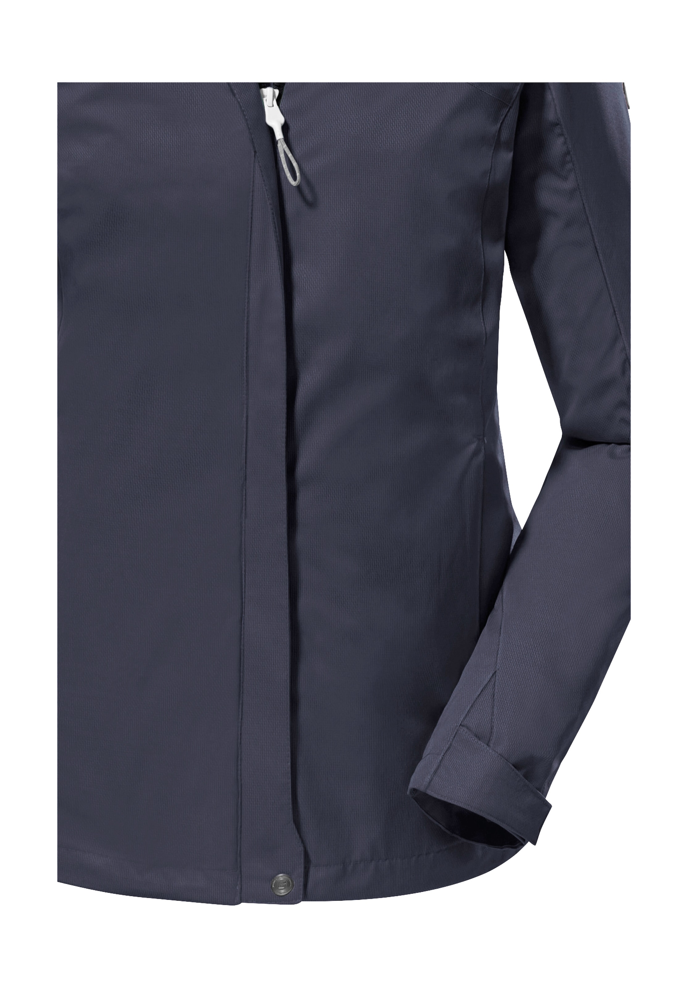 Killtec Outdoorjacke »KOS 133 WMN JCKT«, Wasser- und winddichte Damenjacke mit abnehmbarer Kapuze, PFAS-frei