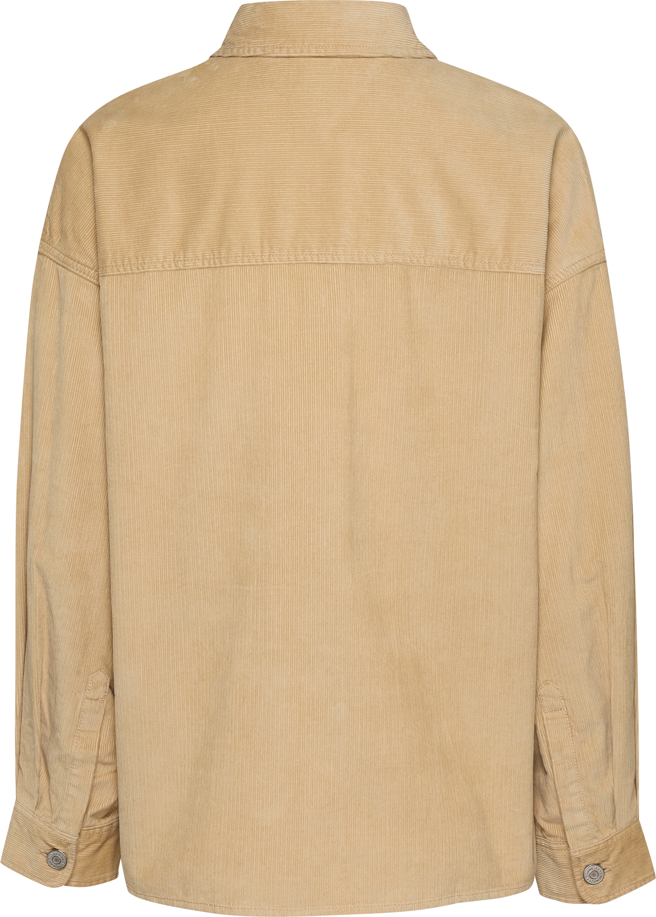 Tommy Jeans Outdoorbluse »TJW FINE CORD OVERSHIRT« aus Feincord, Logo-Flag