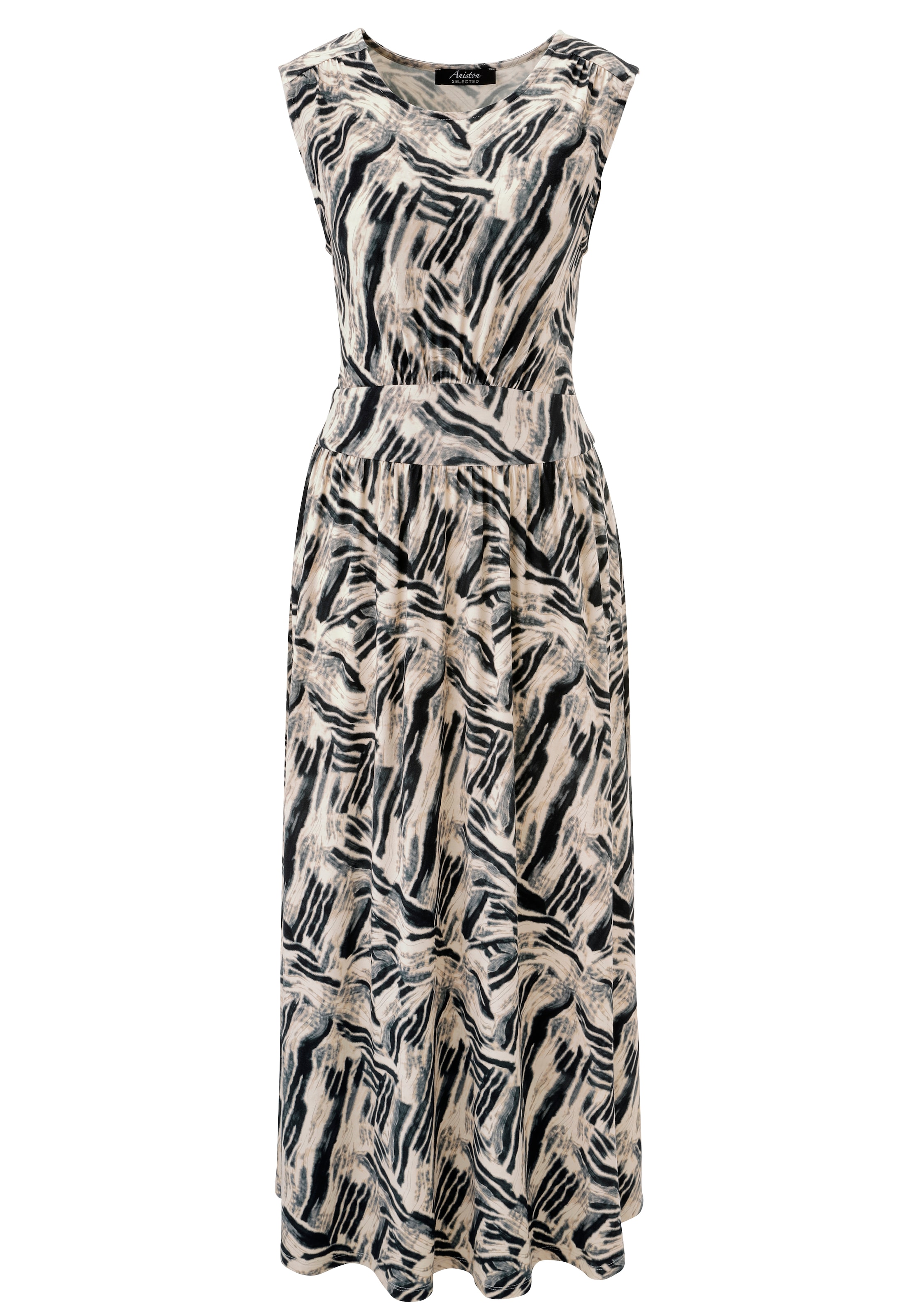 Aniston SELECTED Sommerkleid Eingrifftaschen mit zwei praktischen Eingrifftaschen - NEUE KOLLETION