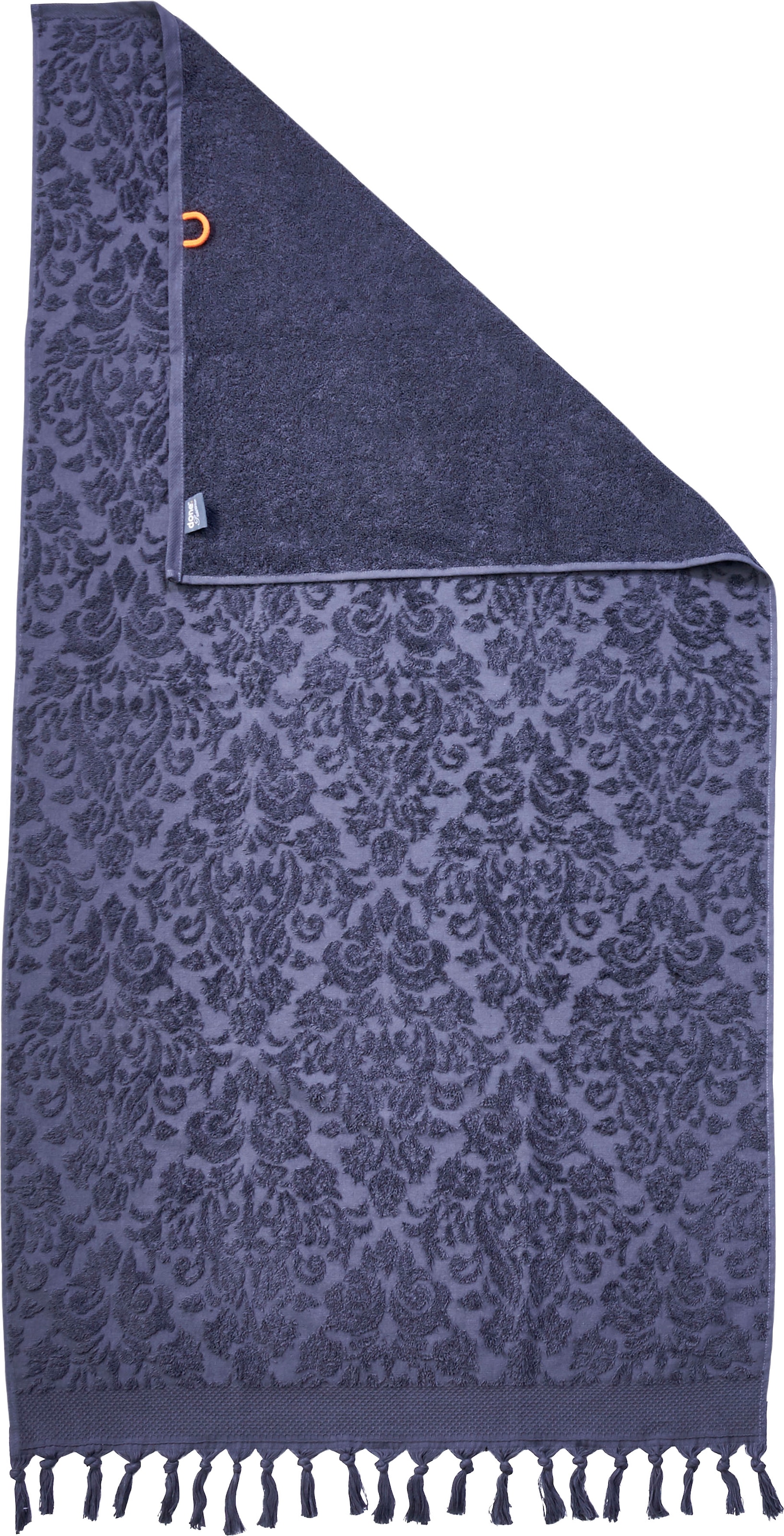 done.® Duschtuch »Provence Ornaments« Uni Farben, Ornamente, mit Fransen