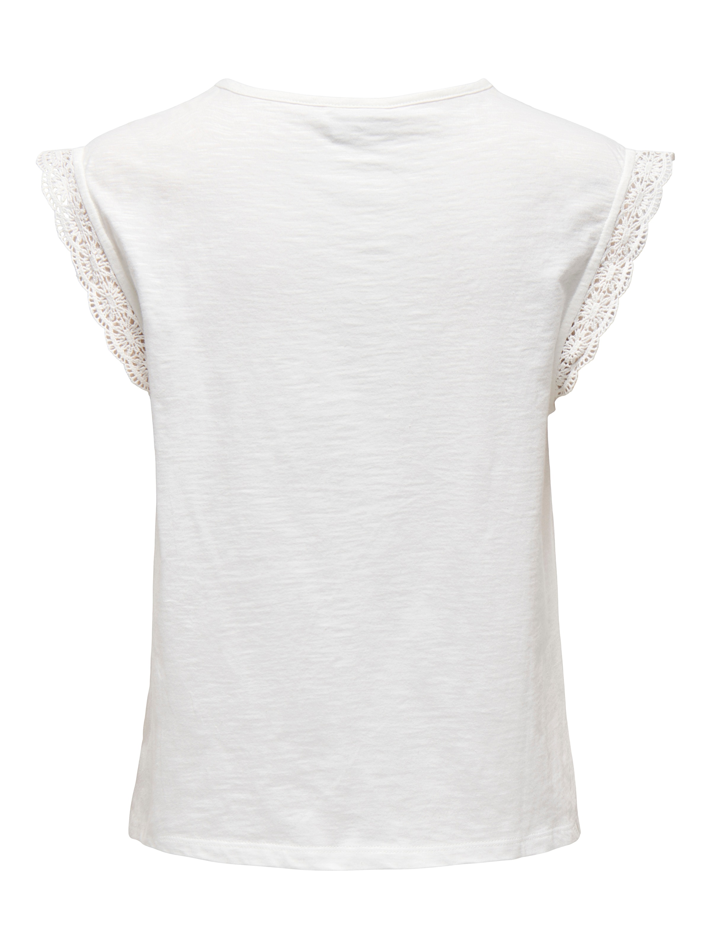 JDY Kurzarmshirt »JDYSALVA LIFE S/L CROCHET TOP JRS«