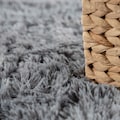 Paco Home Hochflor-Teppich »Silky 591«, rechteckig, 37 mm Höhe, Uni-Farben, besonders weich und kuschelig
