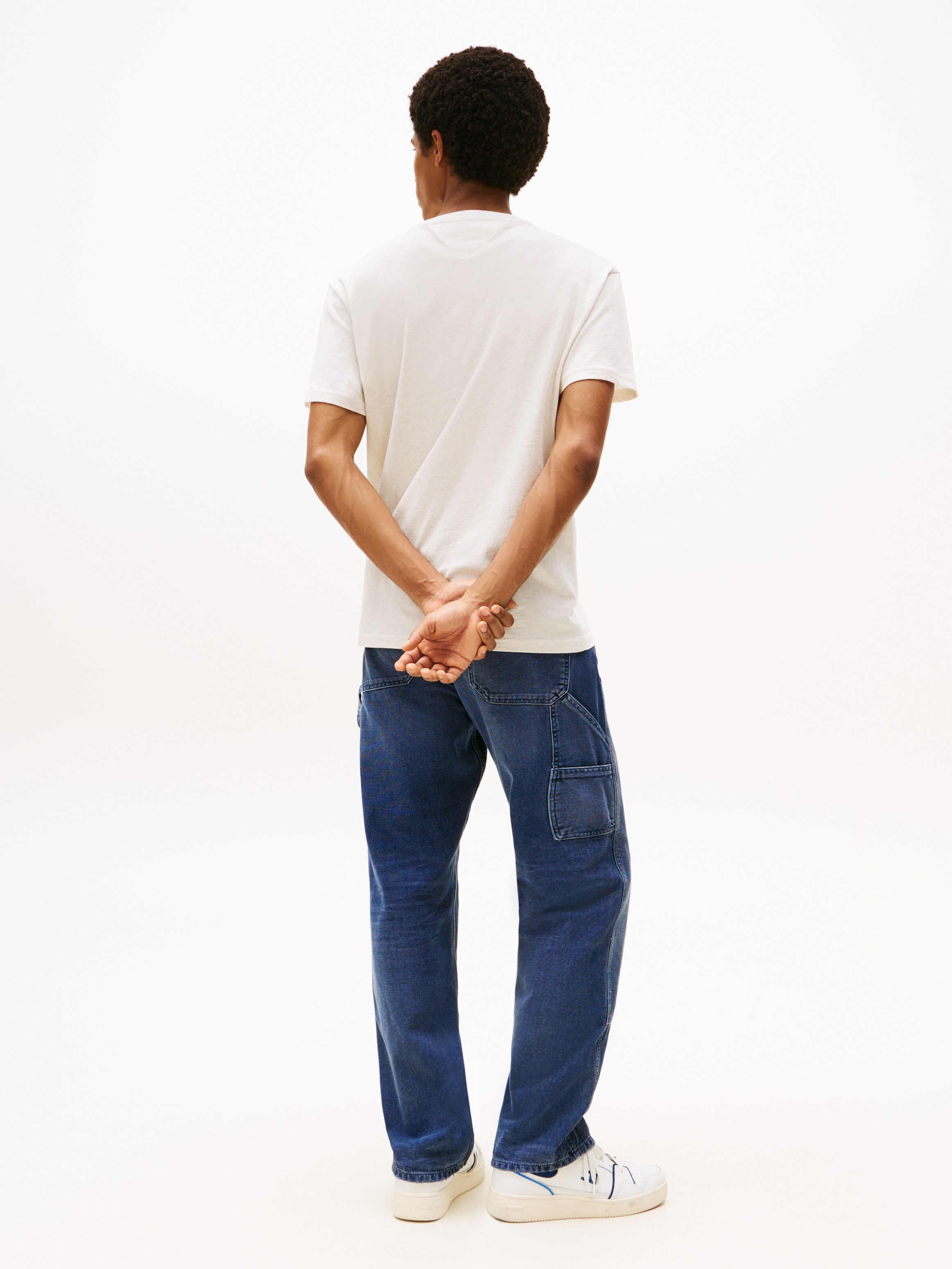 Tommy Jeans T-Shirt »TJM REG CBLK LINEAR LOGO TEE«