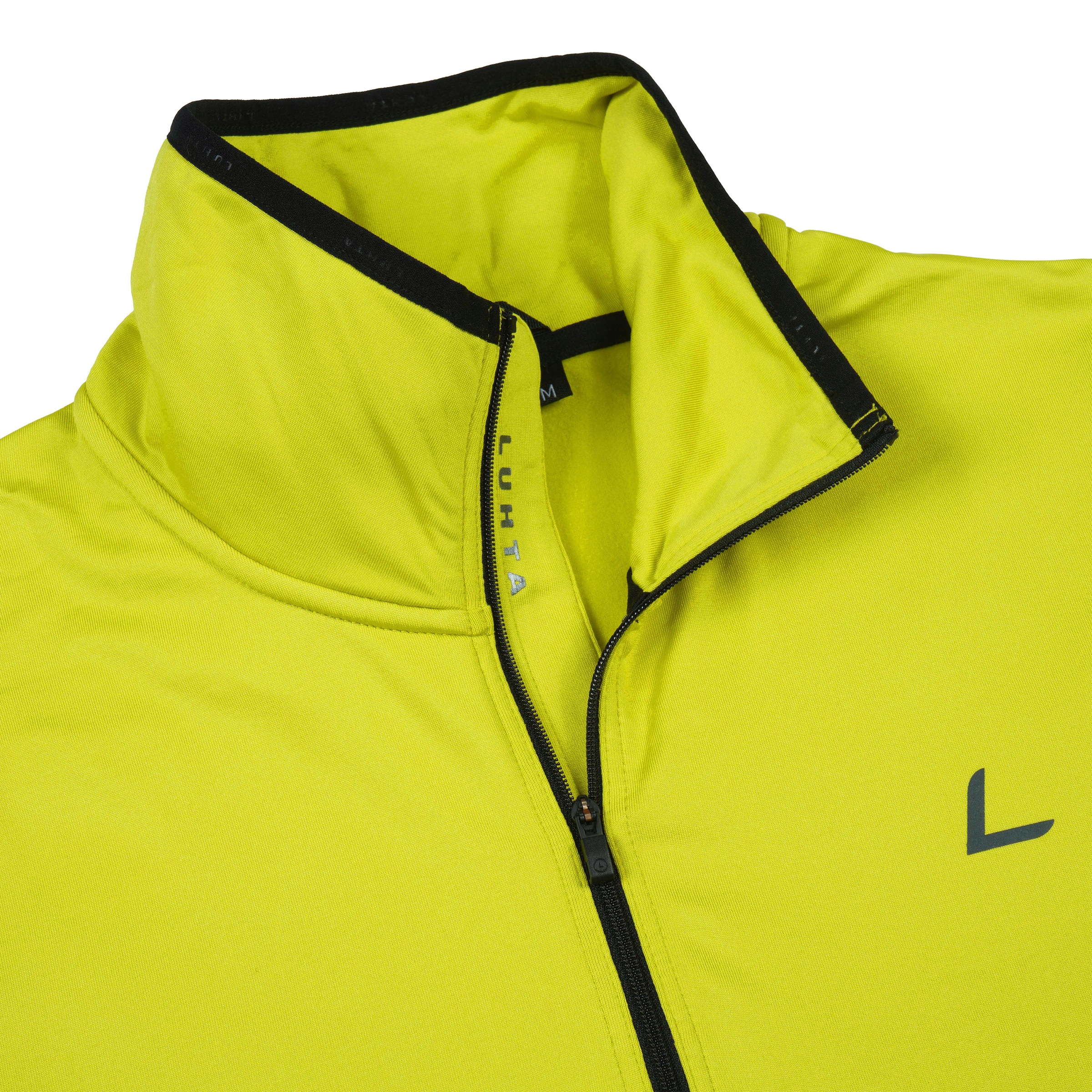 Luhta Fleeceshirt »H FLEECESHIRT 1/2 ZIP KANKOLA« mit eingesetzten Ärmeln, aus Fleece- und Trikot-Materialmix