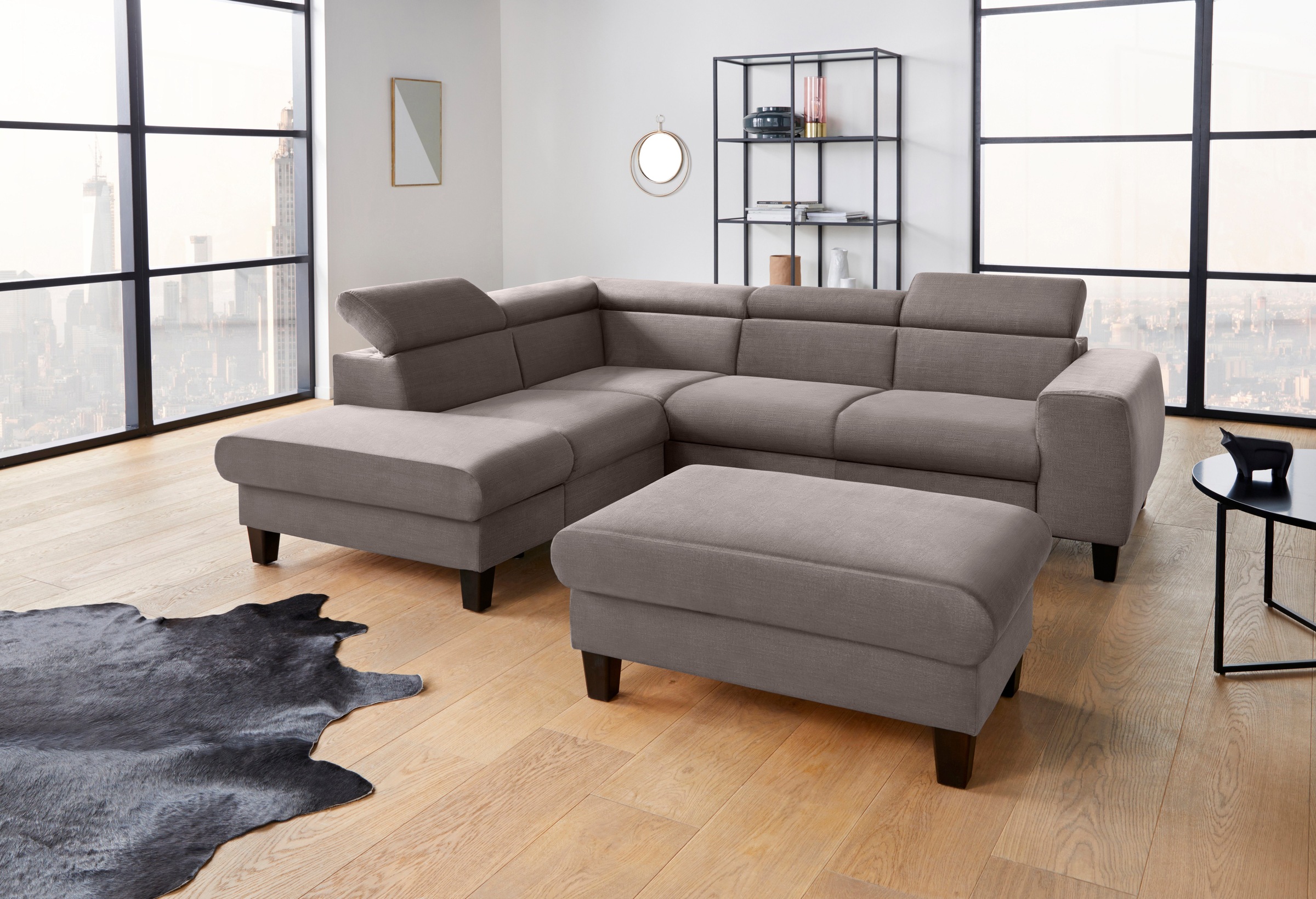 COTTA Polstergarnitur »Morven L-Form«, (Set), Set bestehend aus: Ecksofa mi günstig online kaufen